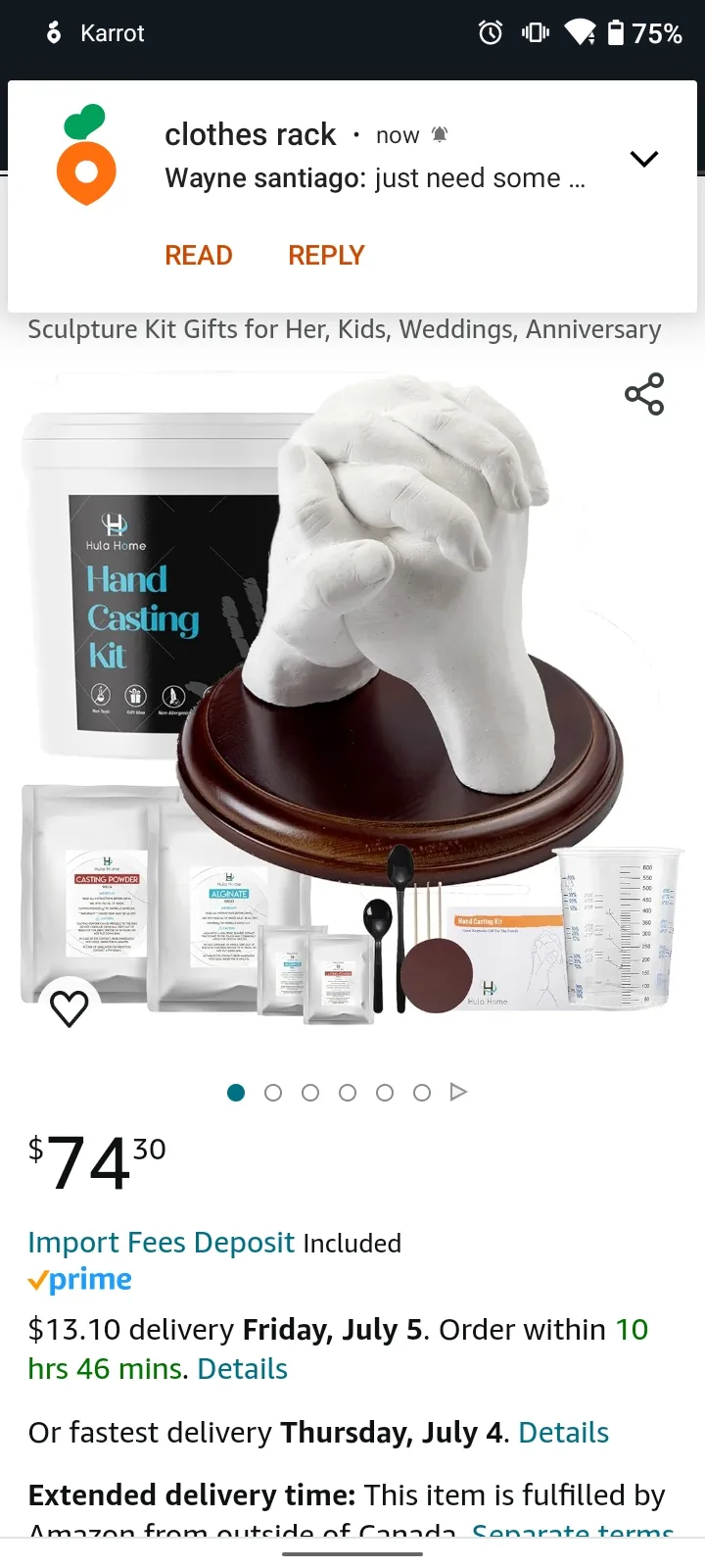 Hand casting kit photo 1