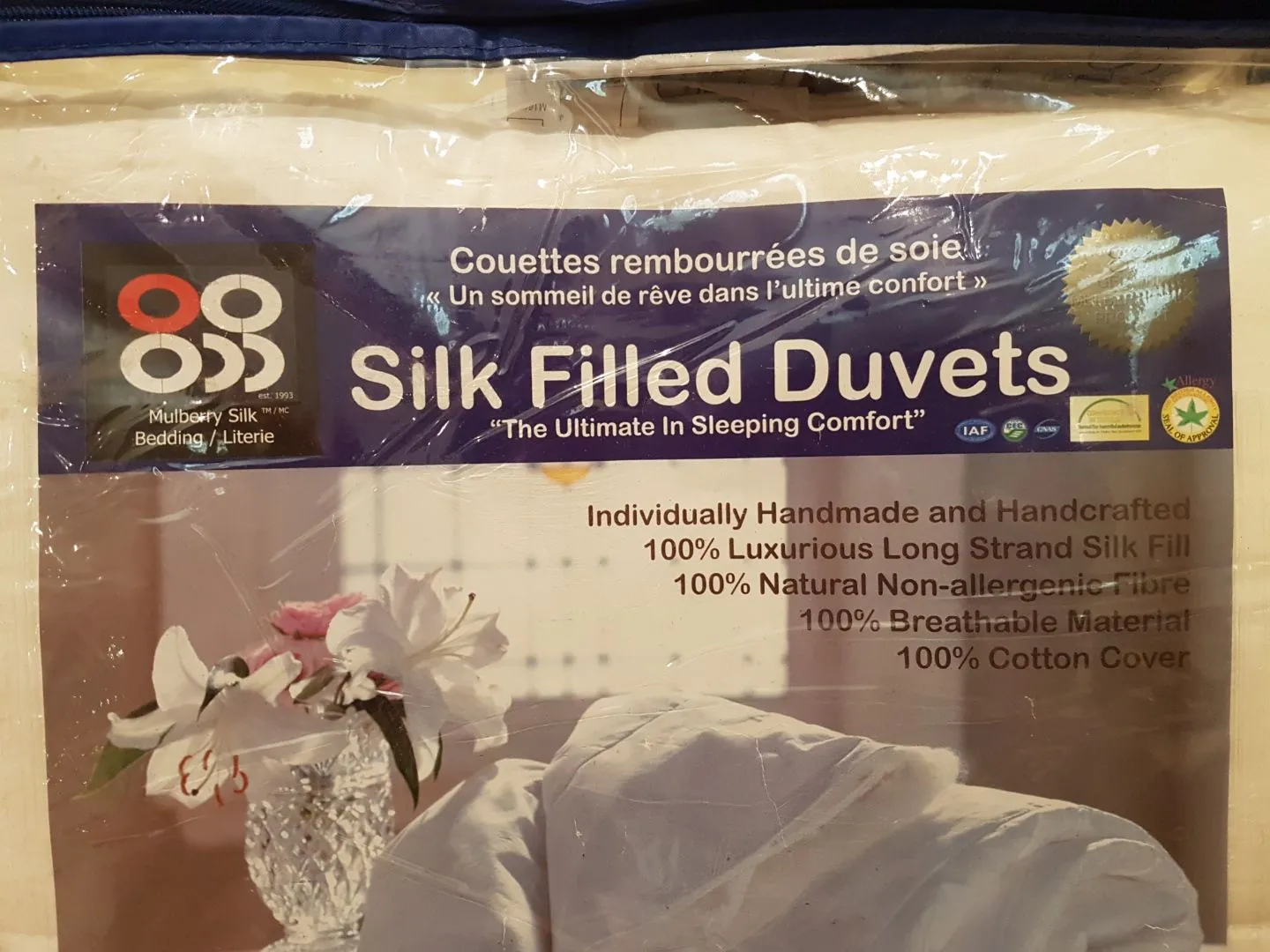 BNIB Silk Duvet photo 1