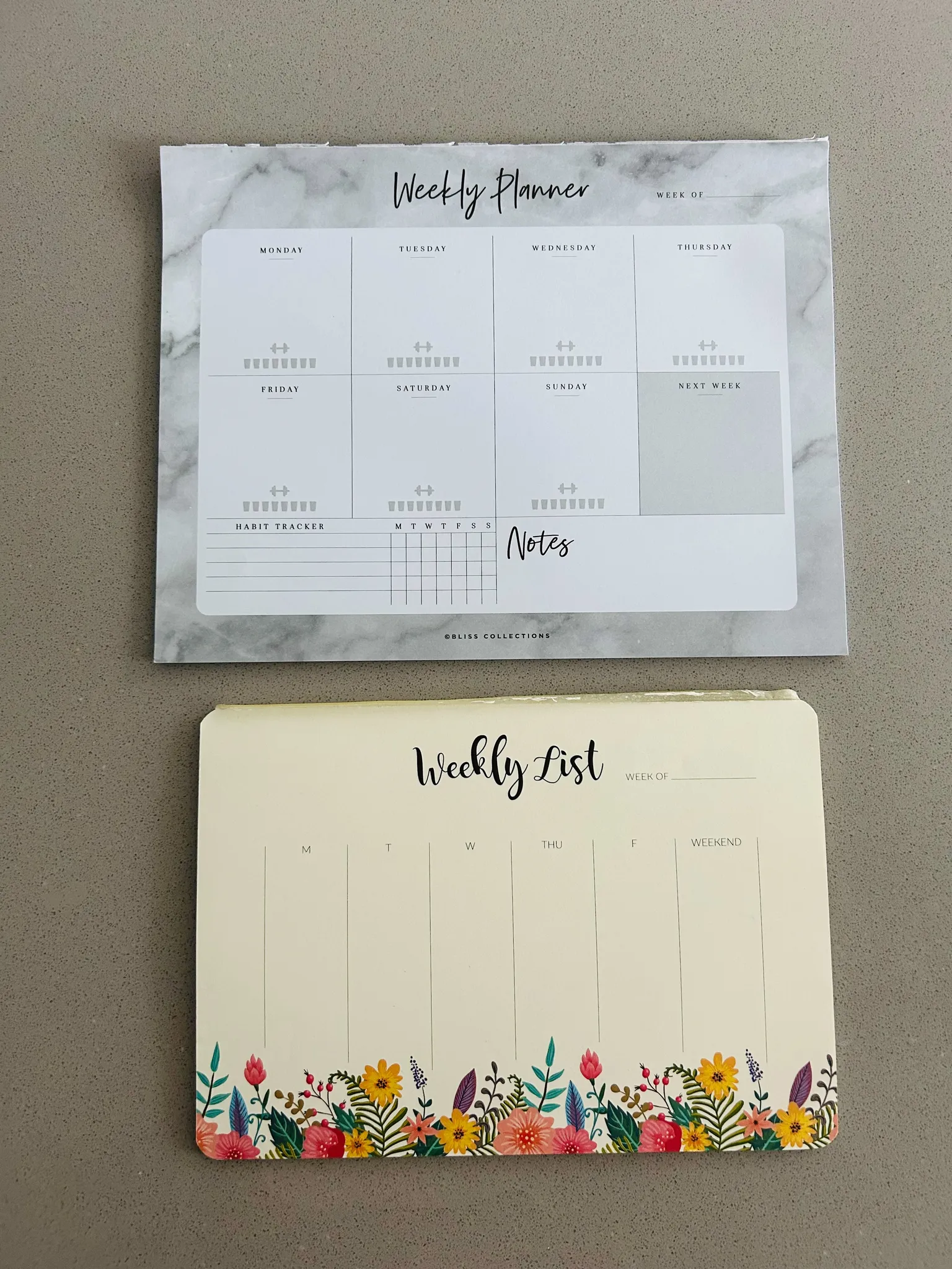 2 Weekly Planners photo 1