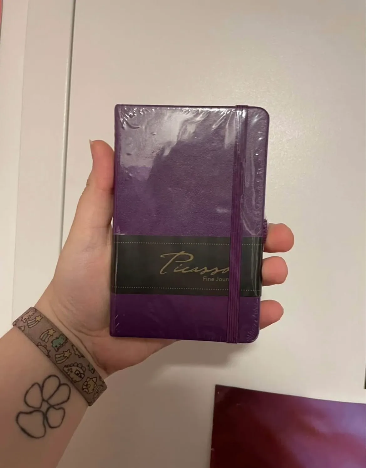 Calepin cahier mauve petit/purple small notebook photo 1