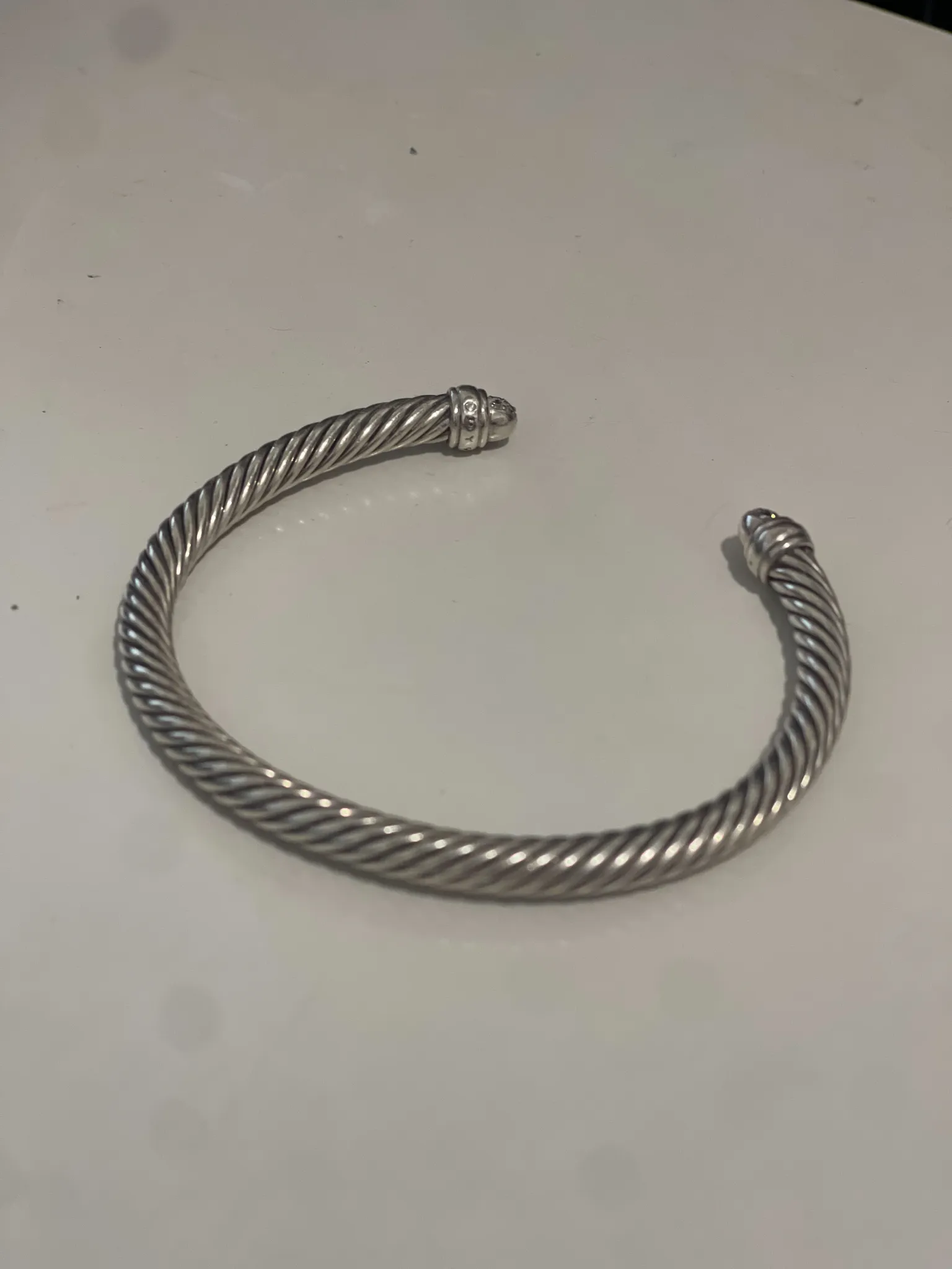 David yurman silver bracelet  photo 1