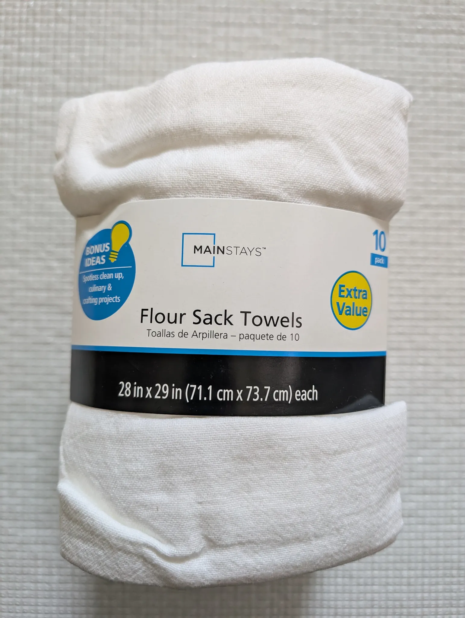 10 pack flour sack towels photo 1