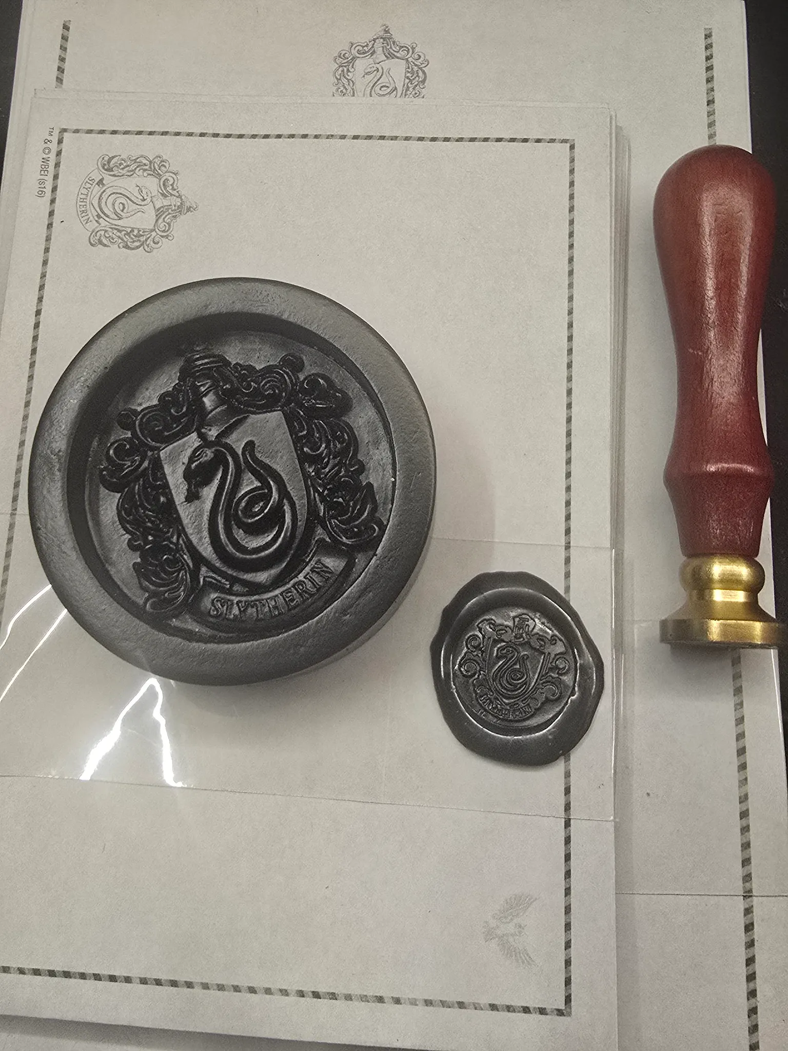 Slytherin Themed Letter Stuff photo 1