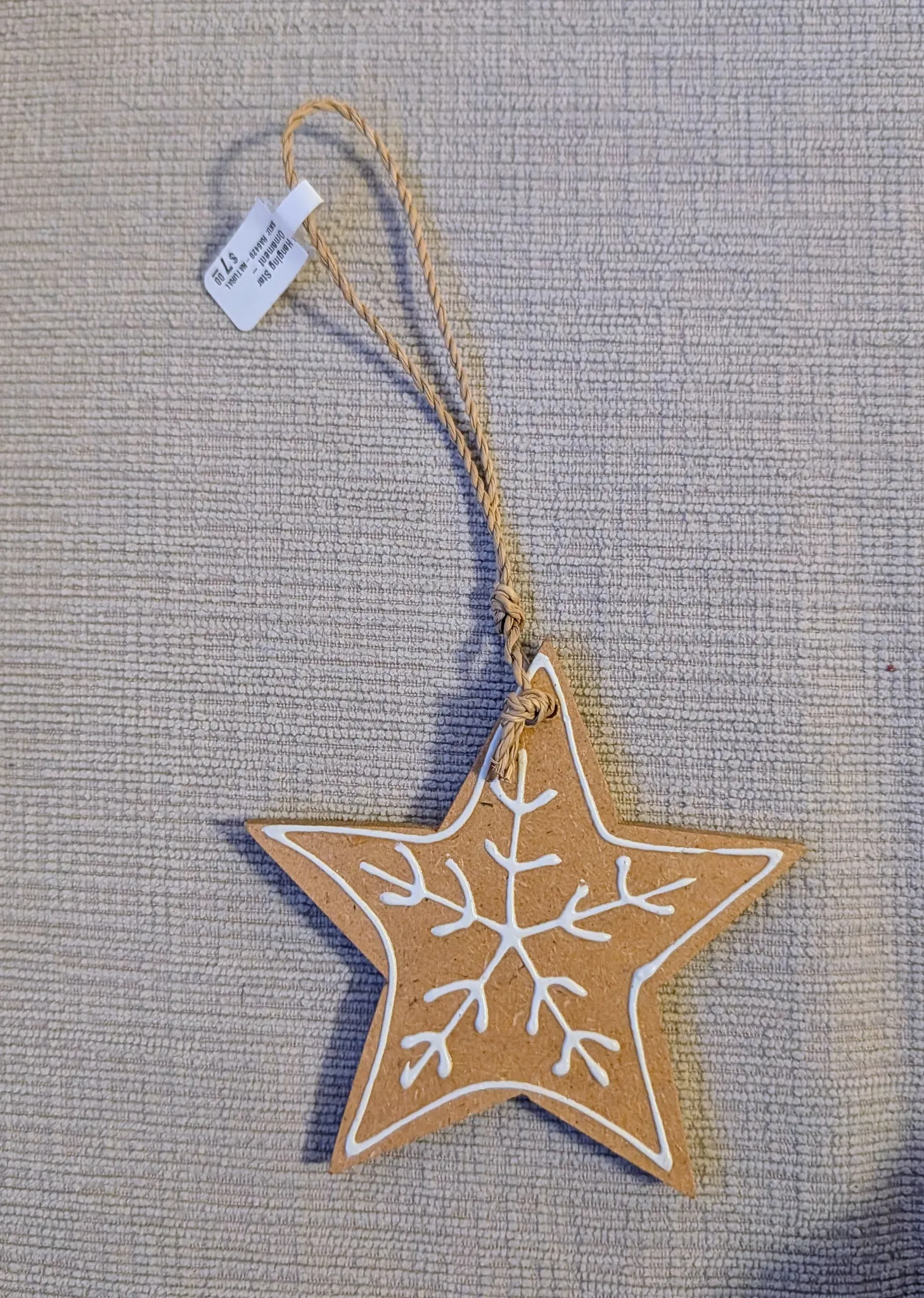 Brand New with Tags Star Ornament - Gift Idea! photo 1