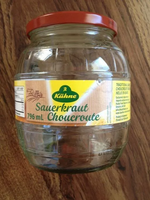 Barrel shaped Glass Jar photo 1