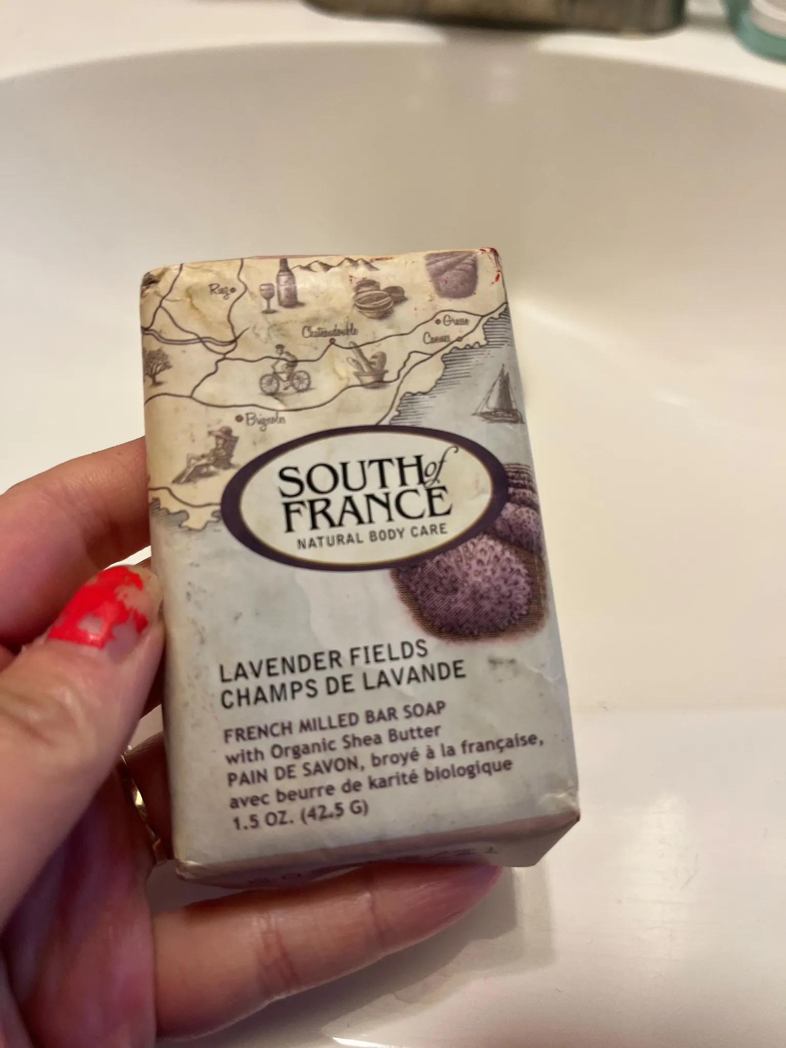 Lavender bar soap photo 1