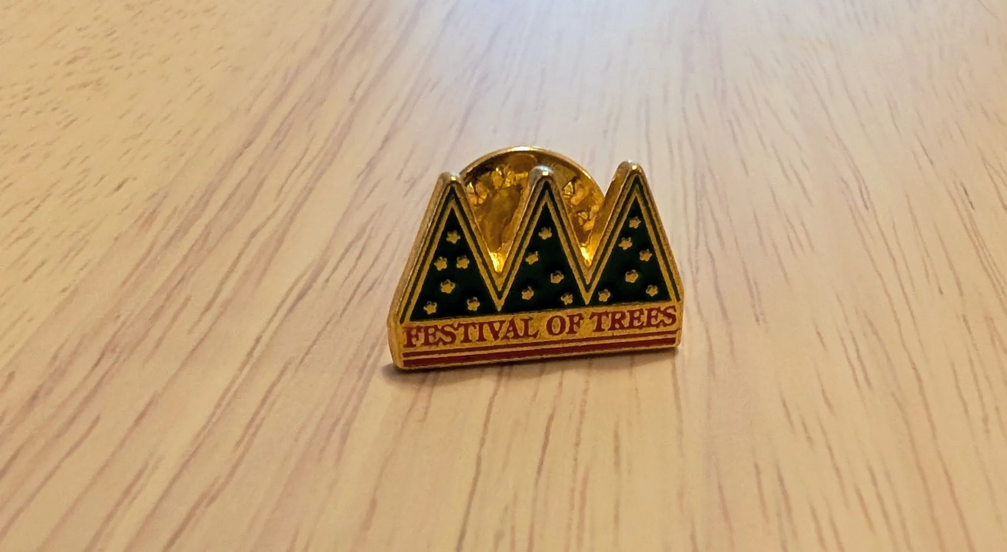 Brand New Festival of Trees Lapel Pin photo 1