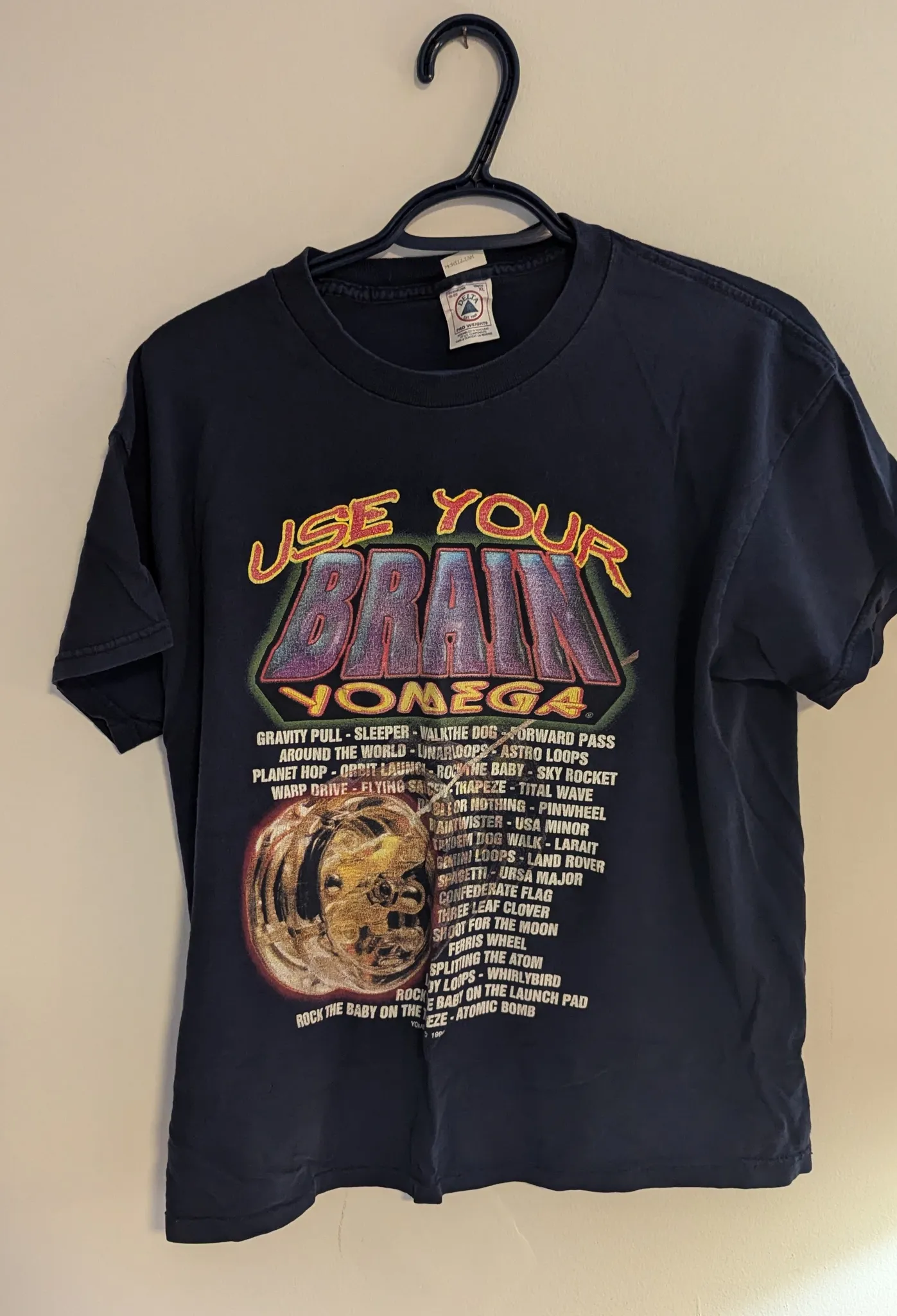 Vintage Omega Use Your Brain T-Shirt - Youth Size X-Large photo 1