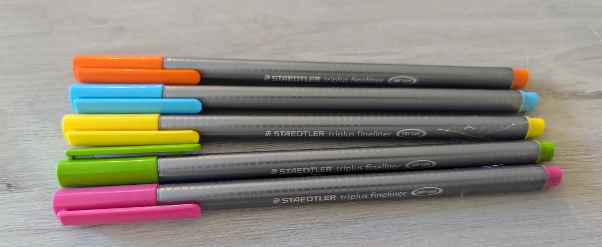 Five Staedtler Triplus Fineliner Pens photo 1