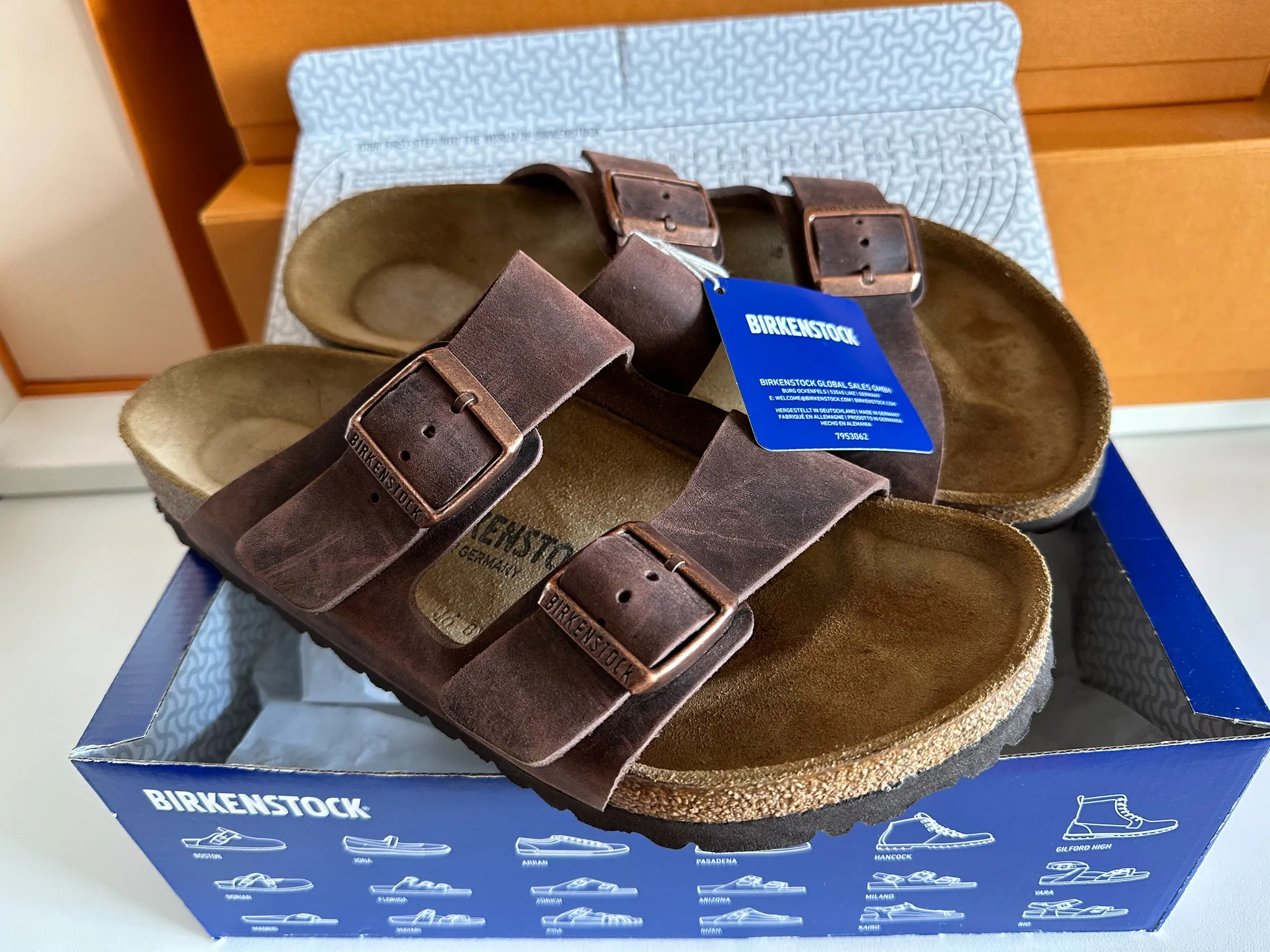 Brand New Birkenstock Arizona Oiled Leather  photo 1