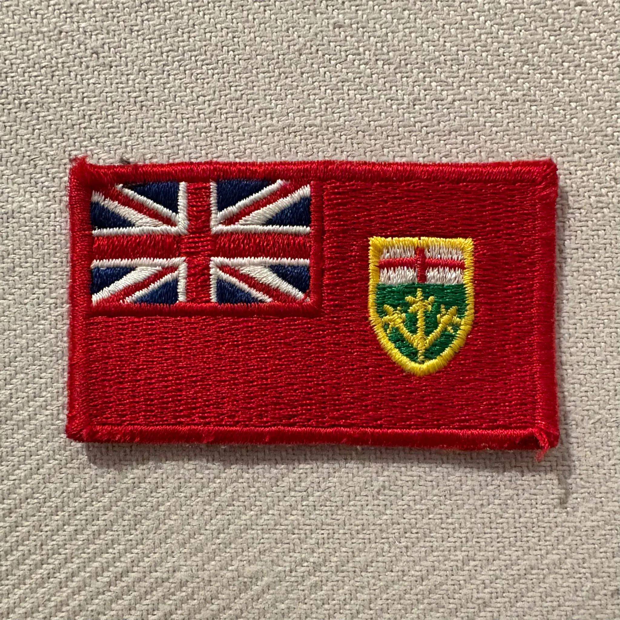 Ontario flag embroidered patch  photo 1