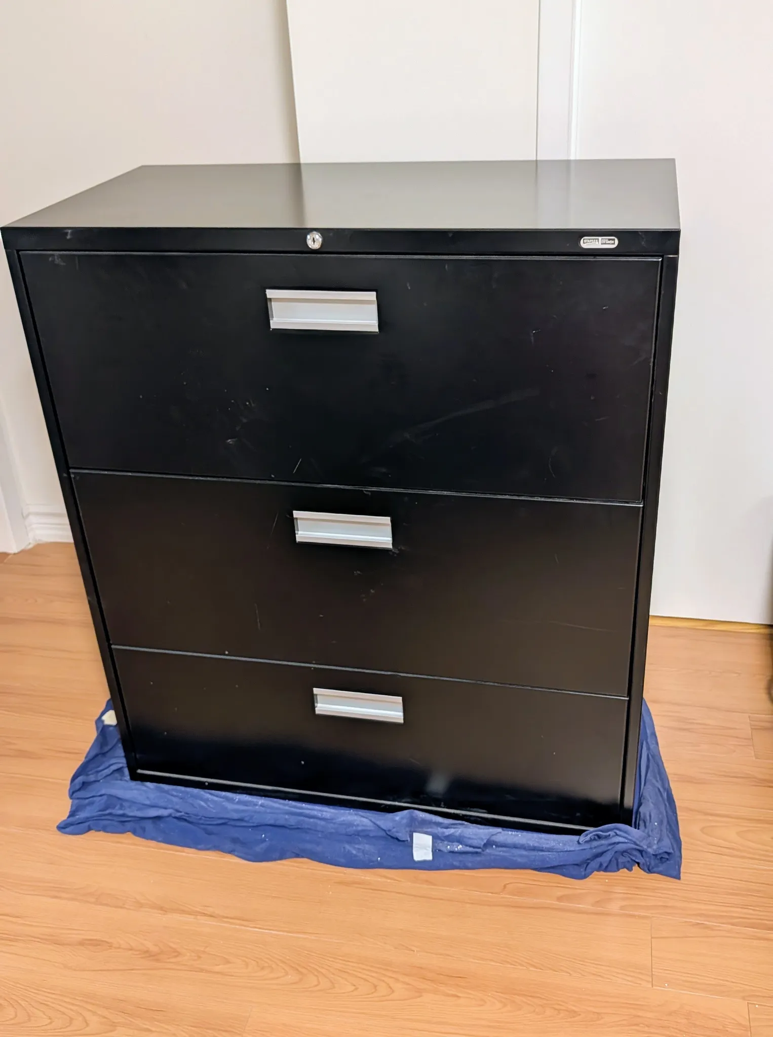 3-Drawer Filing Cabinet (Staples Lateral Filing Cabinet)  photo 1