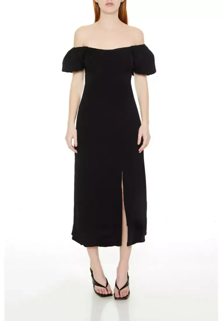 Off the shoulder long dress photo 1