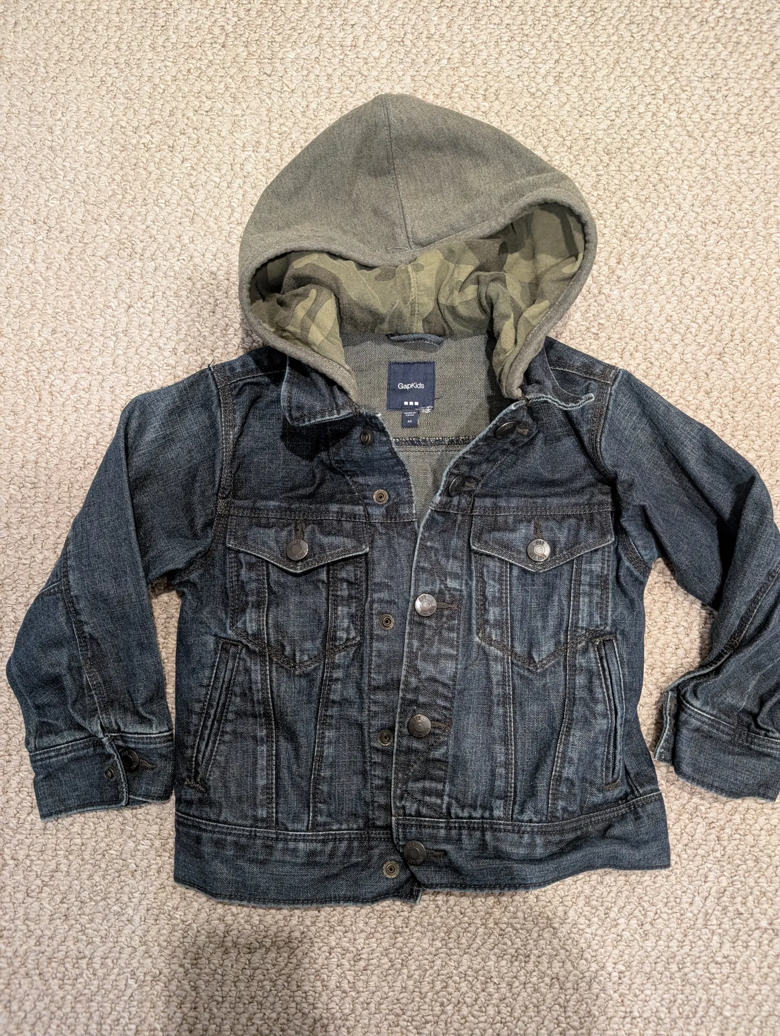 Kids Gap XS jean jacket photo 1