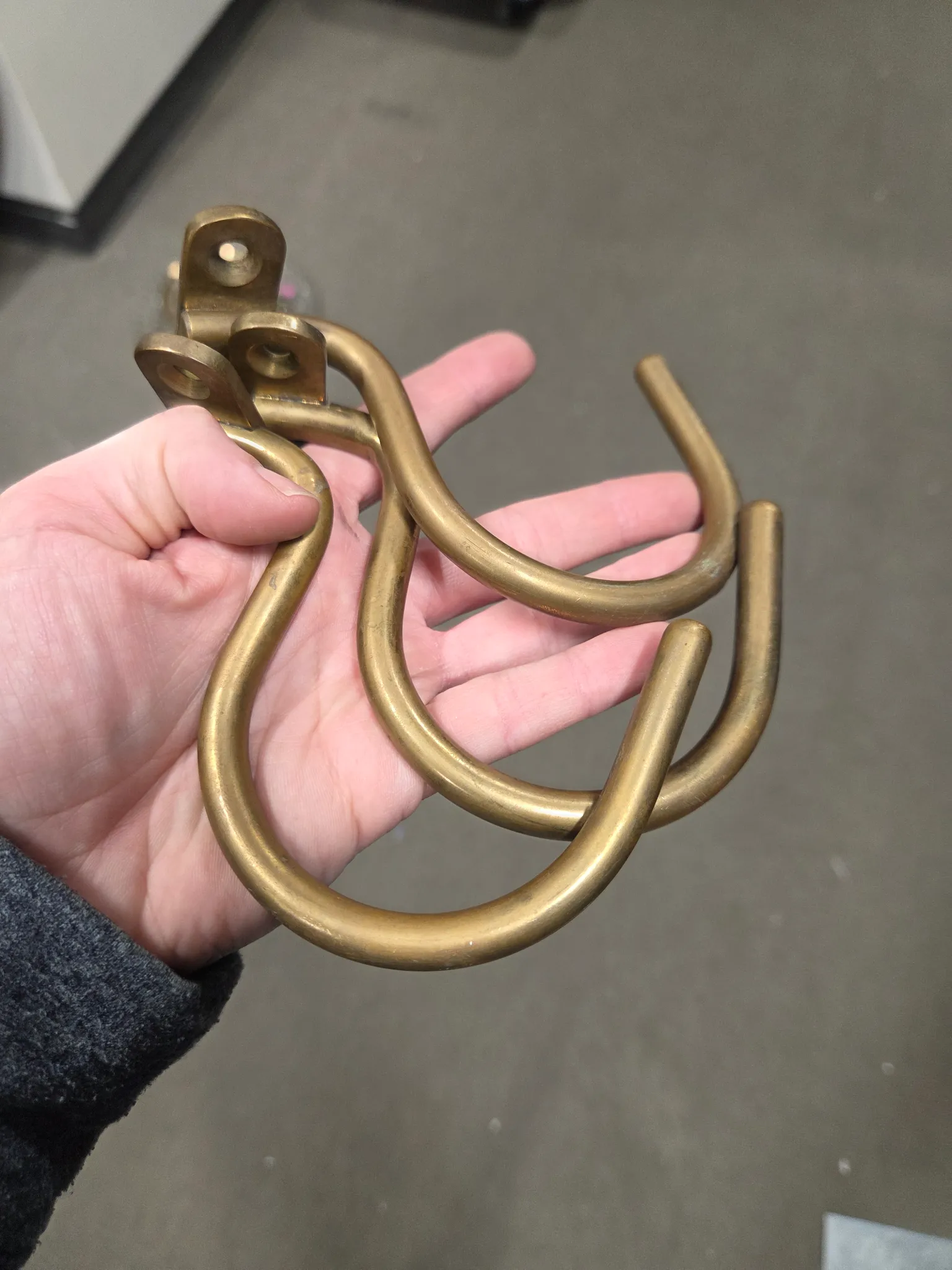 brass hook set photo 1