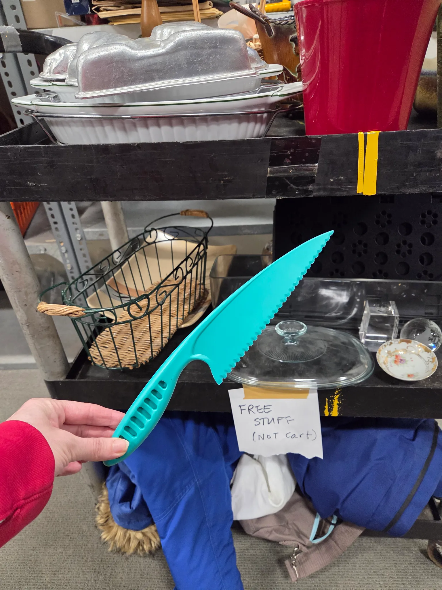 Free lettuce chopper plastic knife  photo 1