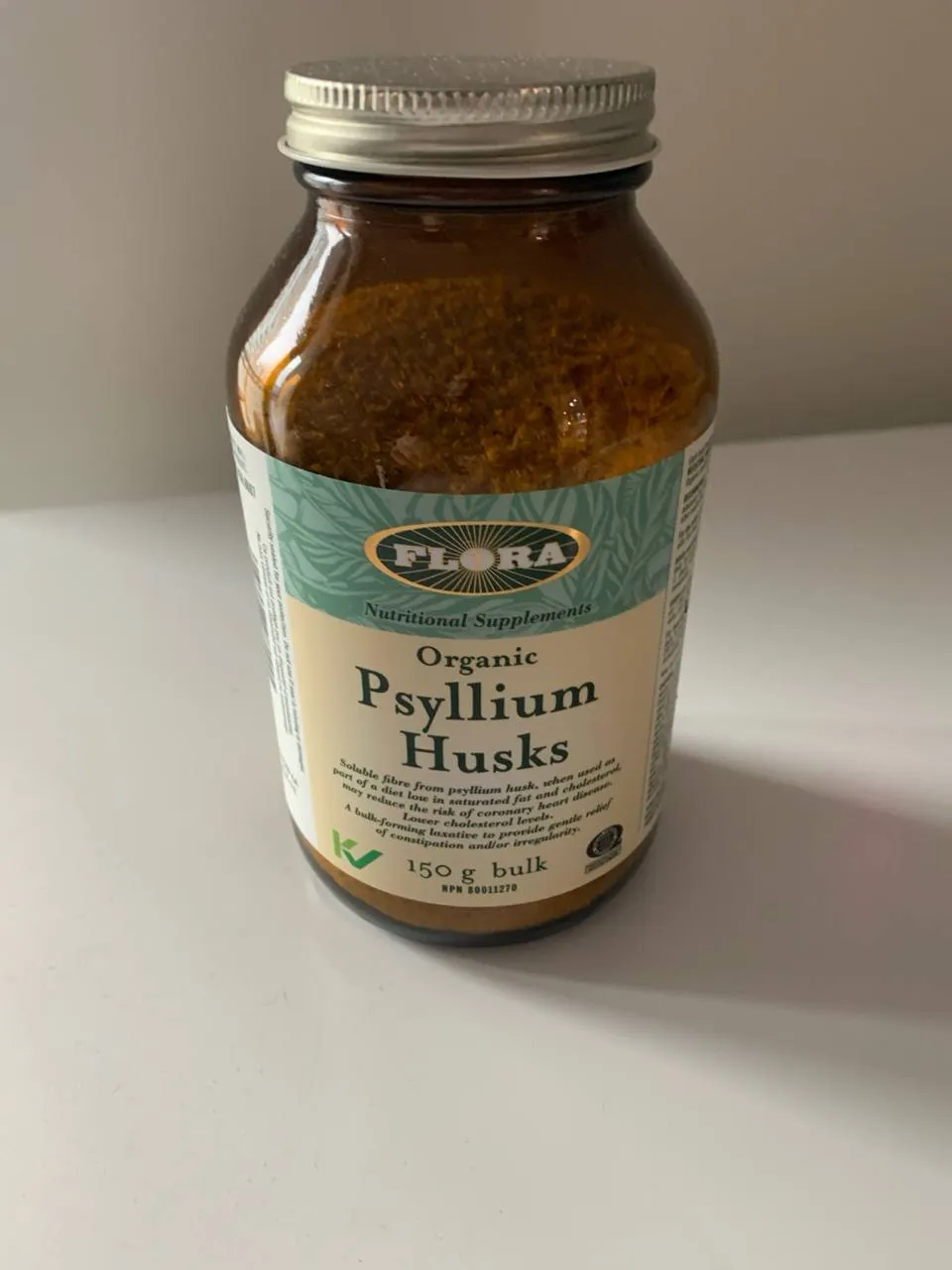 Organic psyllium husk, brand new, unopened, fresh photo 1