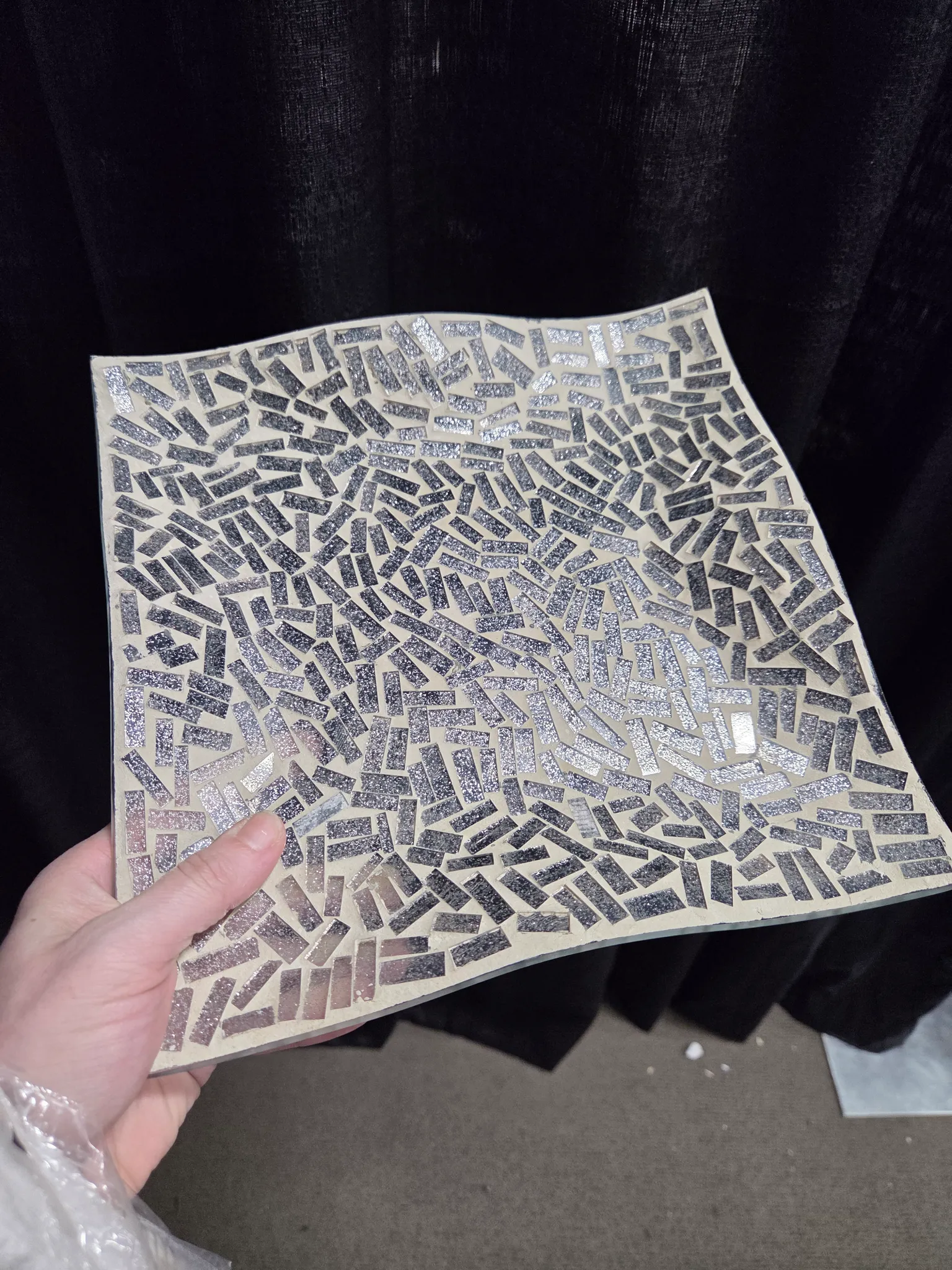 Stained glass plate photo 1