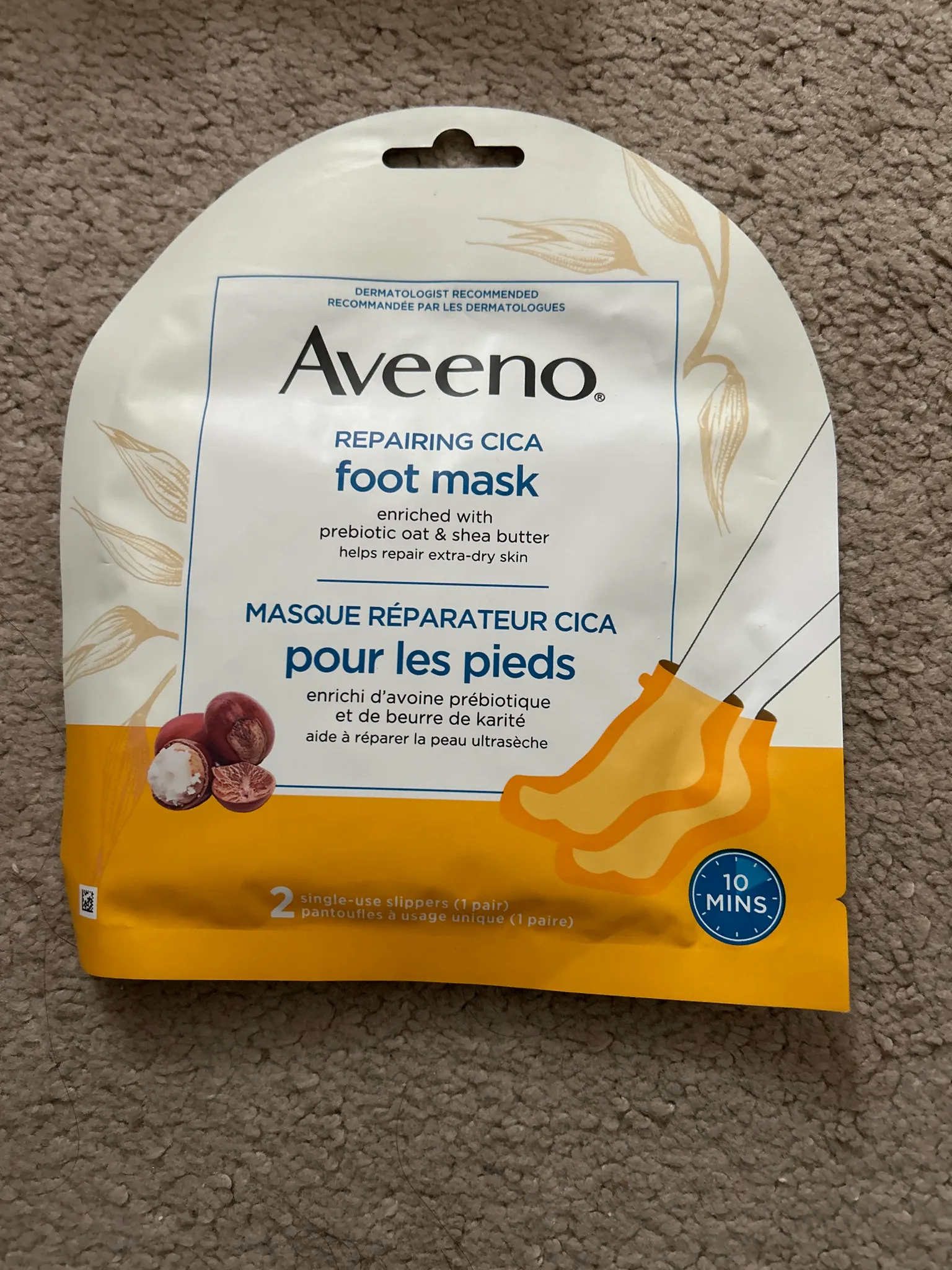 Foot mask aveeno new  photo 1
