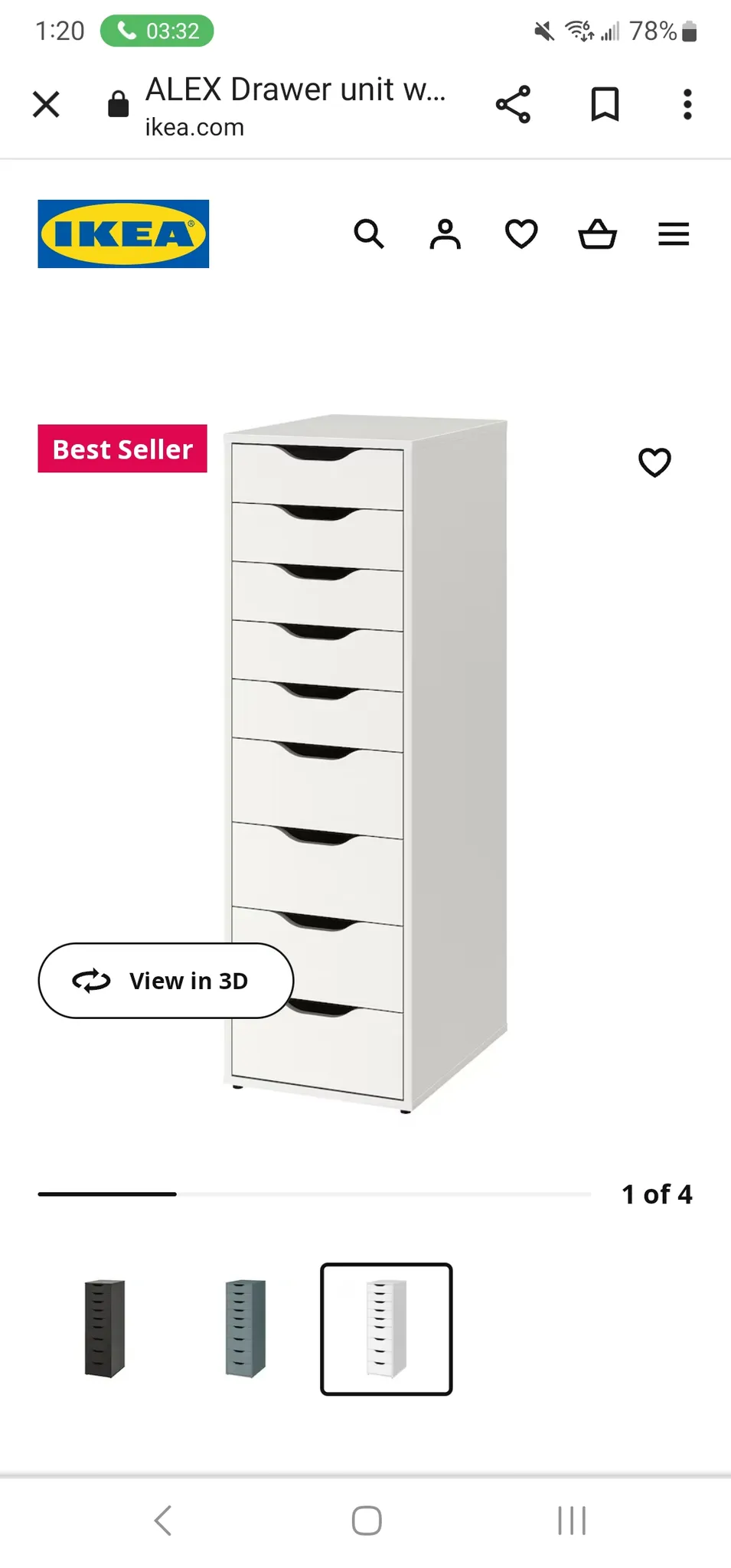 ISO: IKEA ALEX DRAWERS photo 1