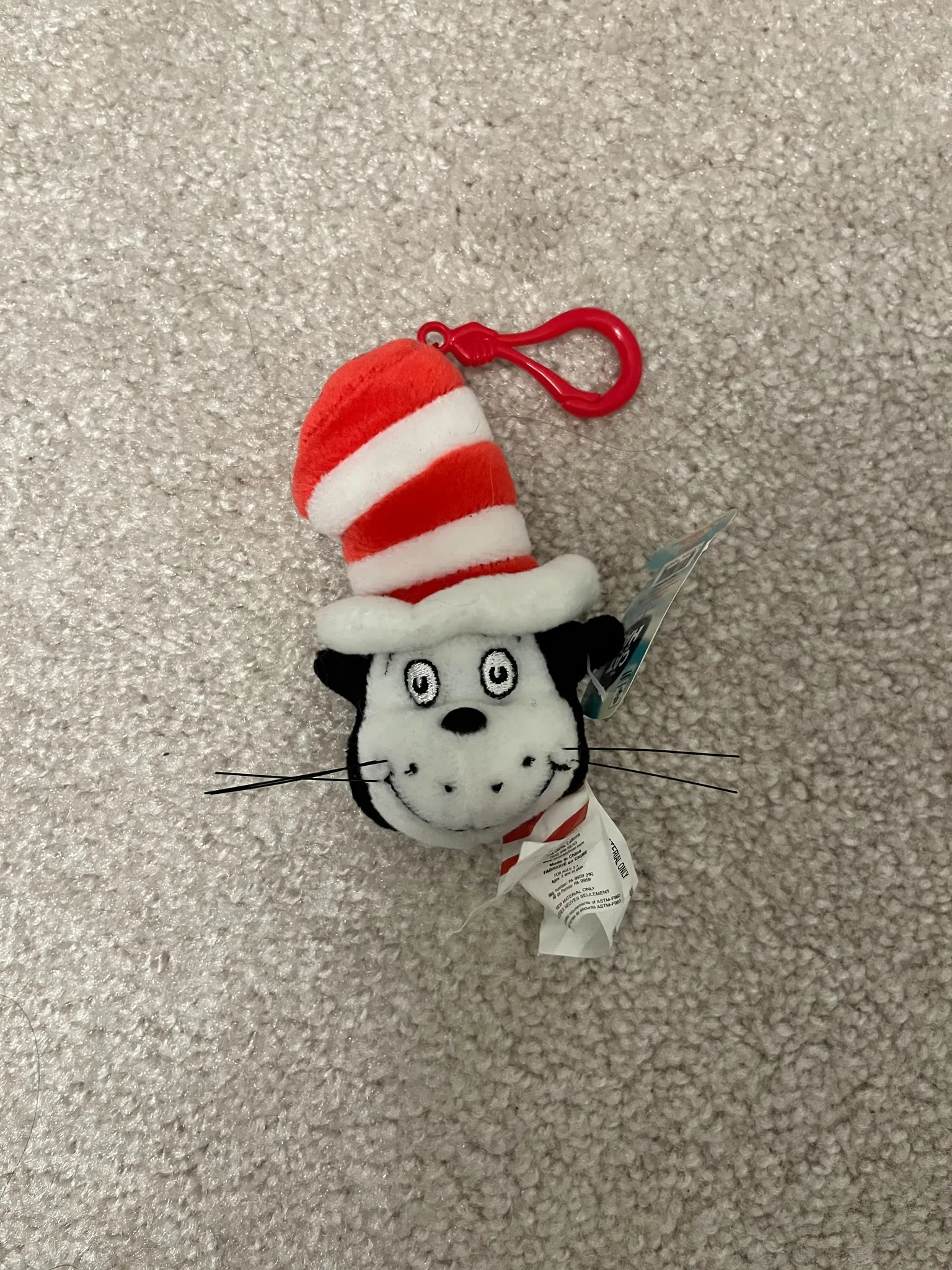 BNWT Cat and the Hat Keychain photo 1