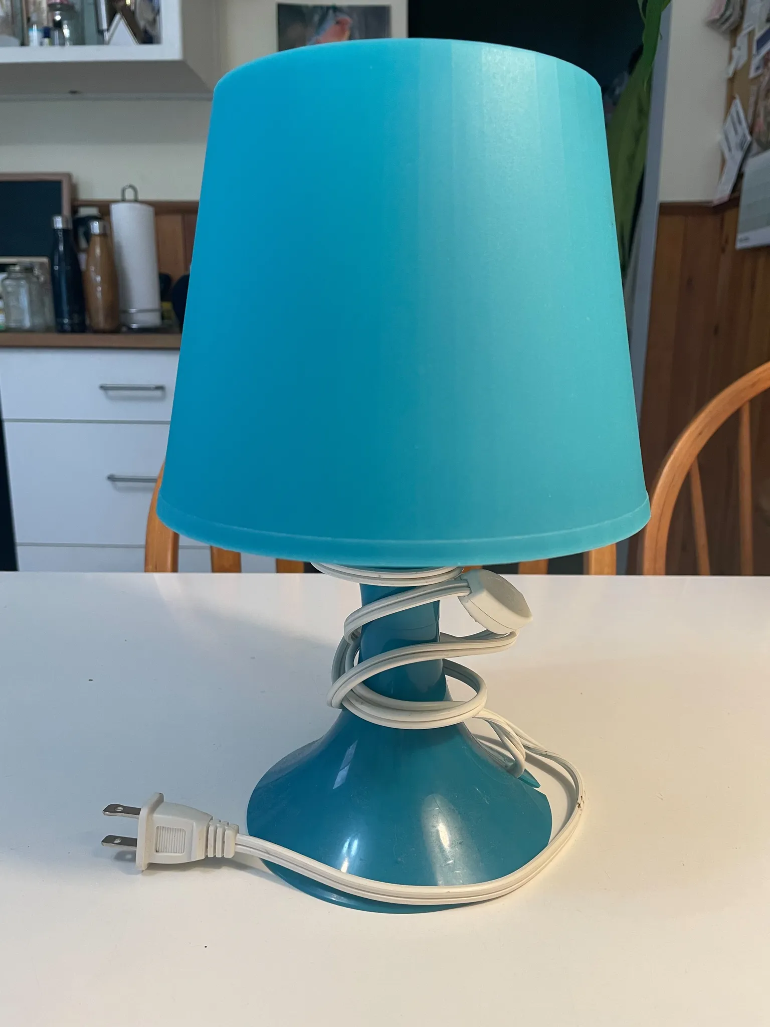 Blue lamp photo 1