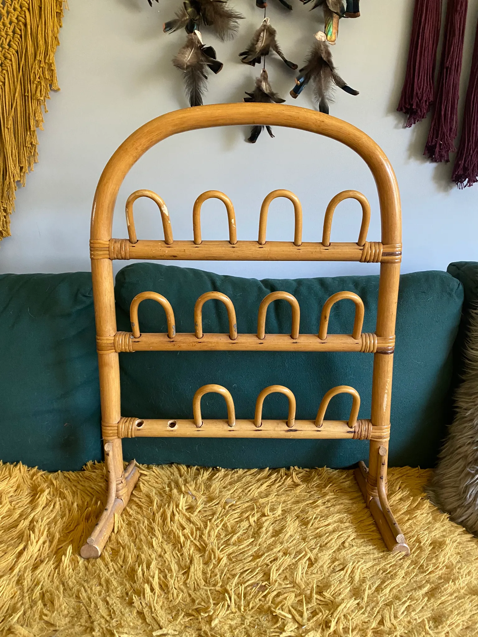 Bamboo shoe rack  photo 1