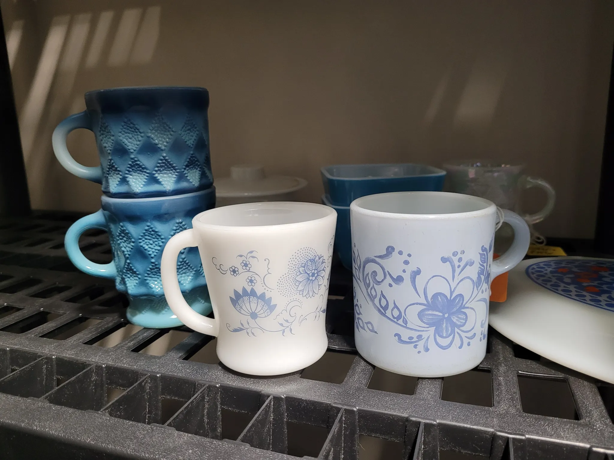 Pyrex fireking federal and glasbake mugs photo 1