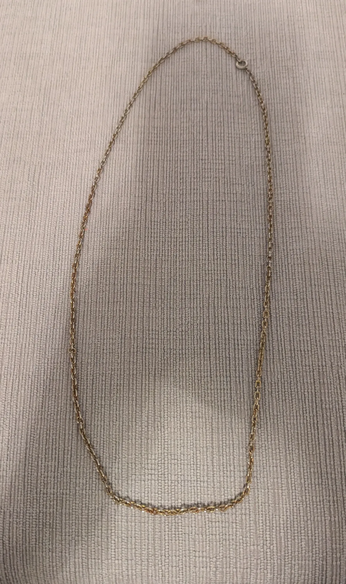 Gold Toned Chain Necklace  photo 1