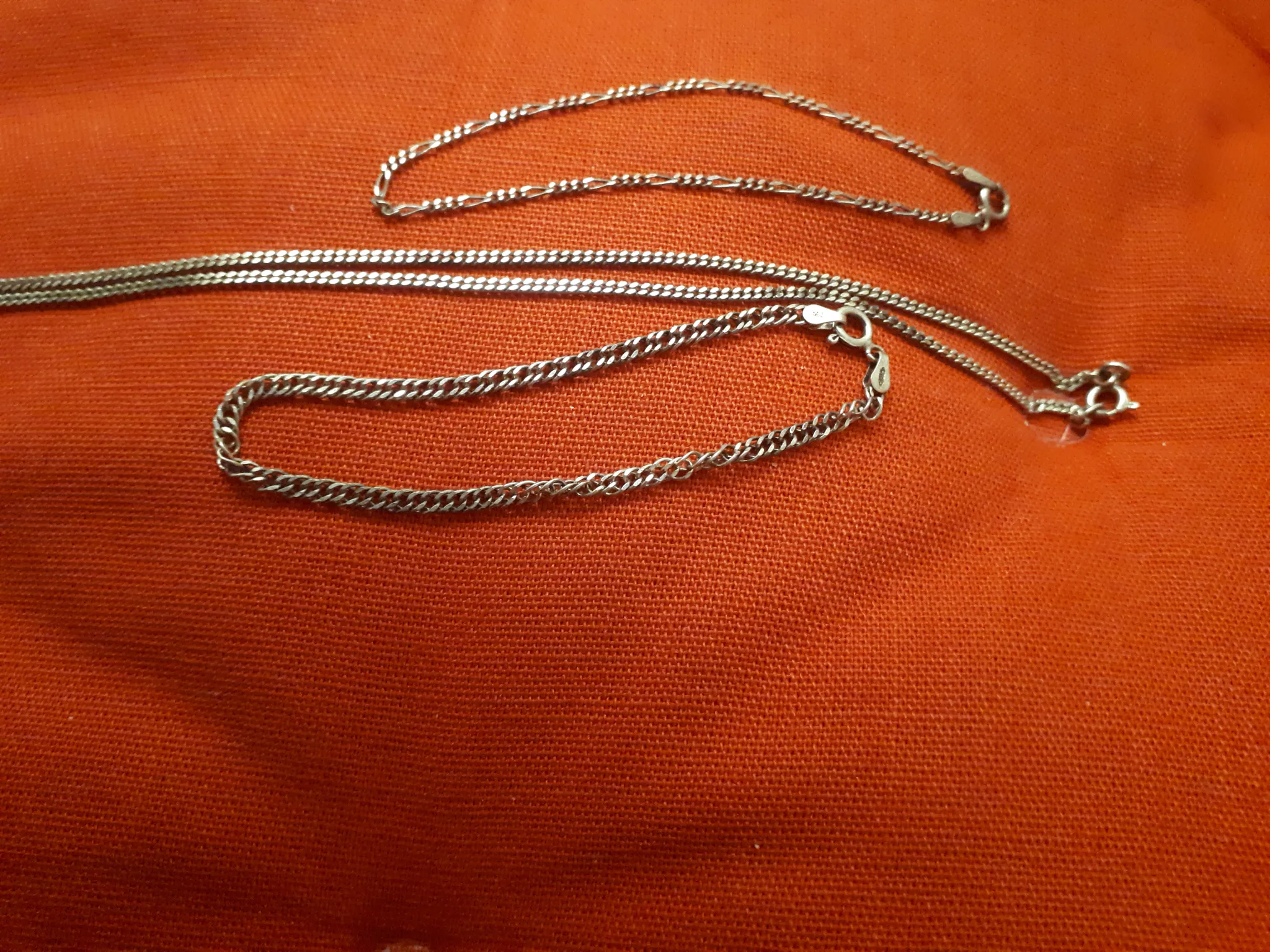 Sterling Silver Necklace & Bracelets photo 1