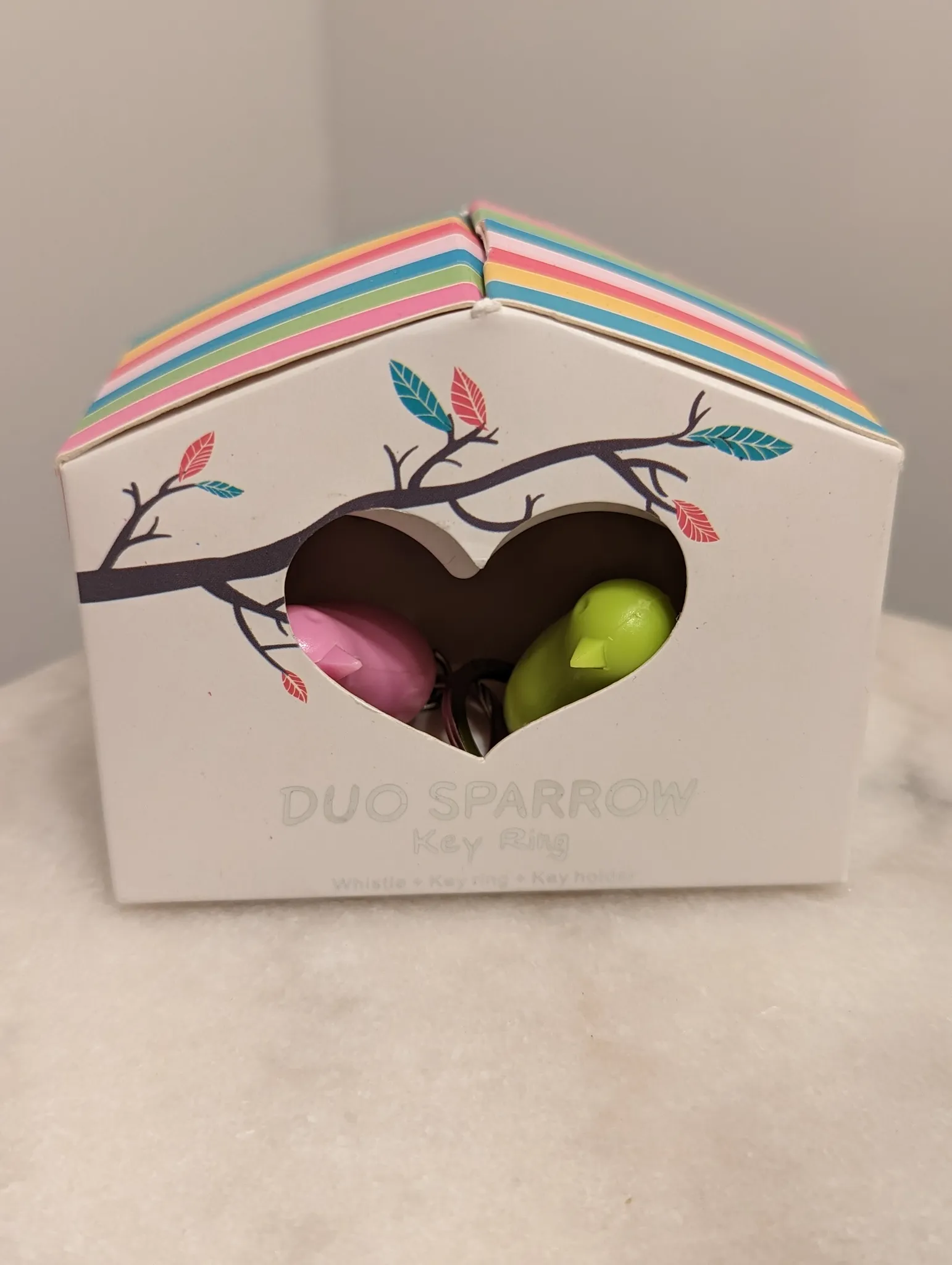 Duo Sparrow Key Ring Set photo 1
