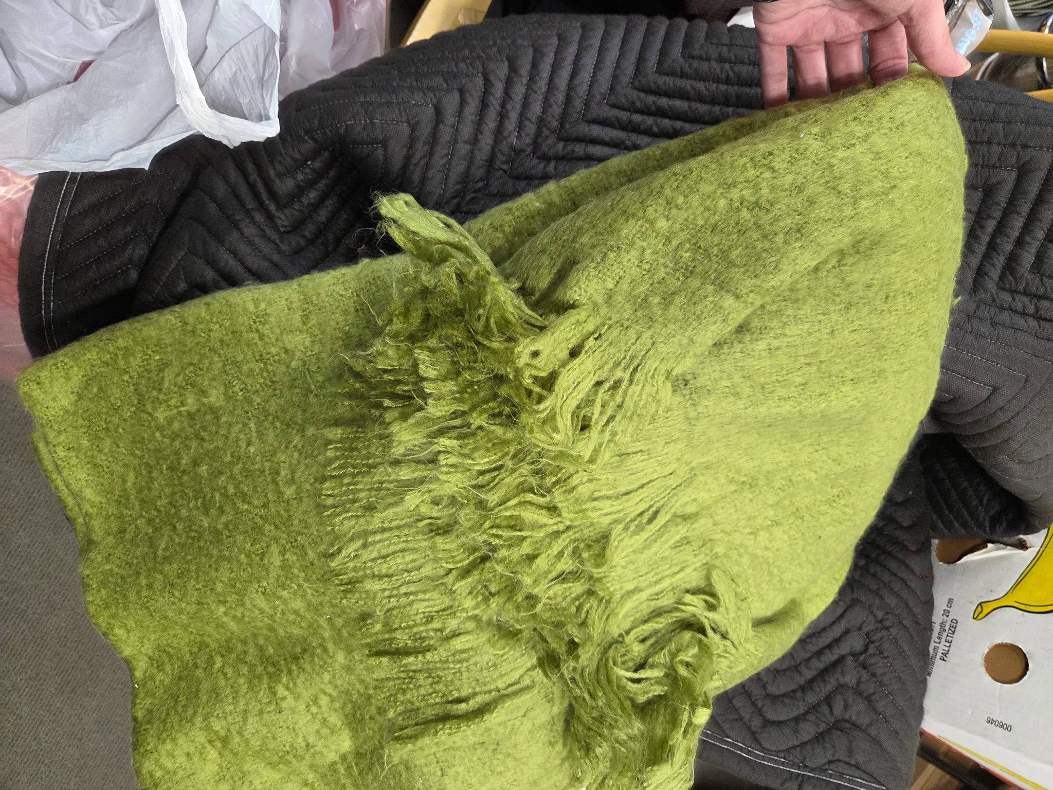 Green soft blanket  photo 1