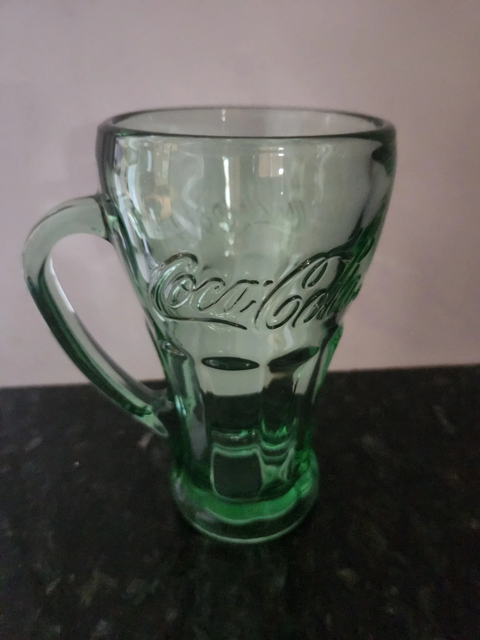 Coca-Cola Green Glass Mugs photo 1