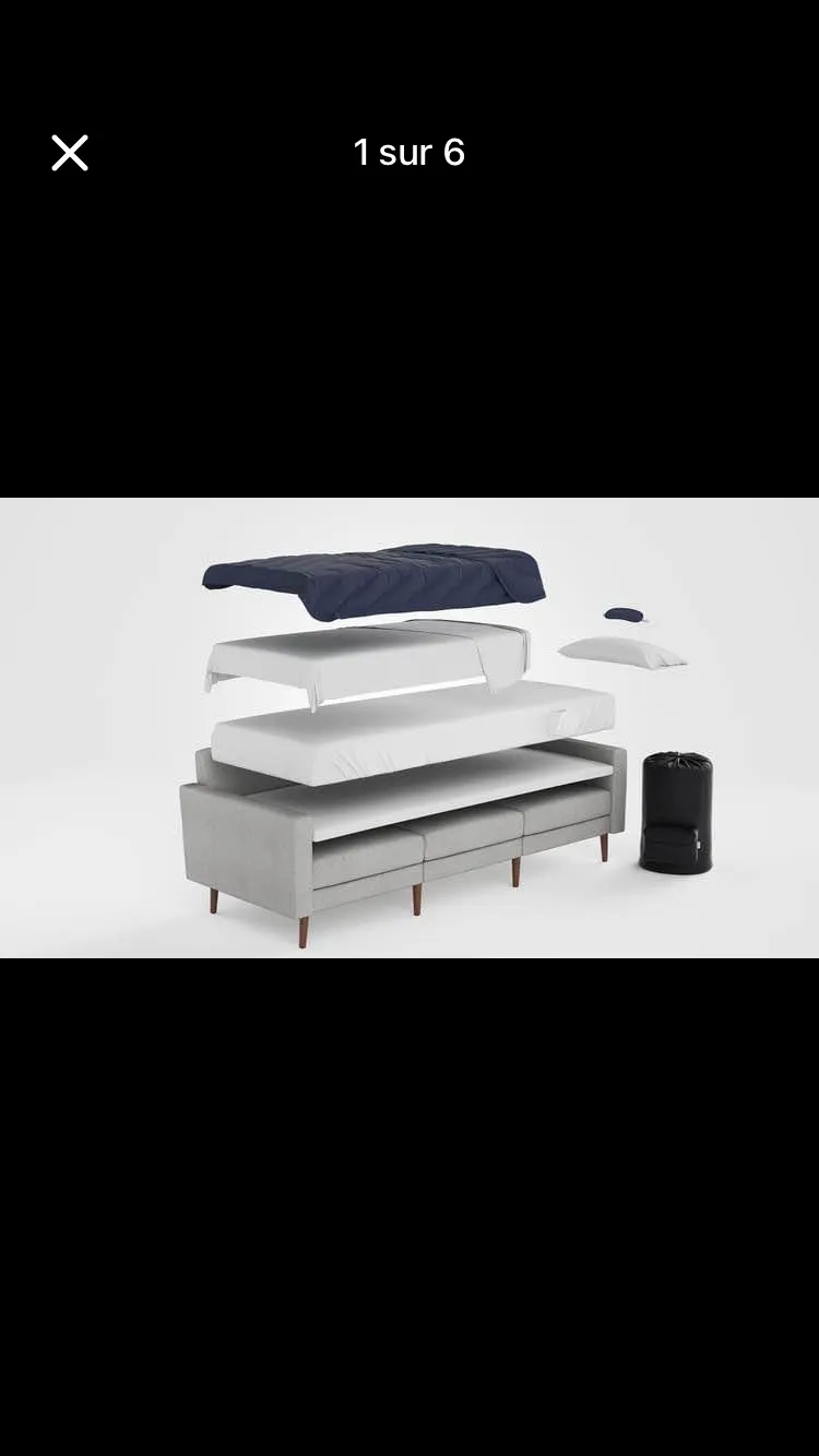 Sleep « kit » for your couch photo 1