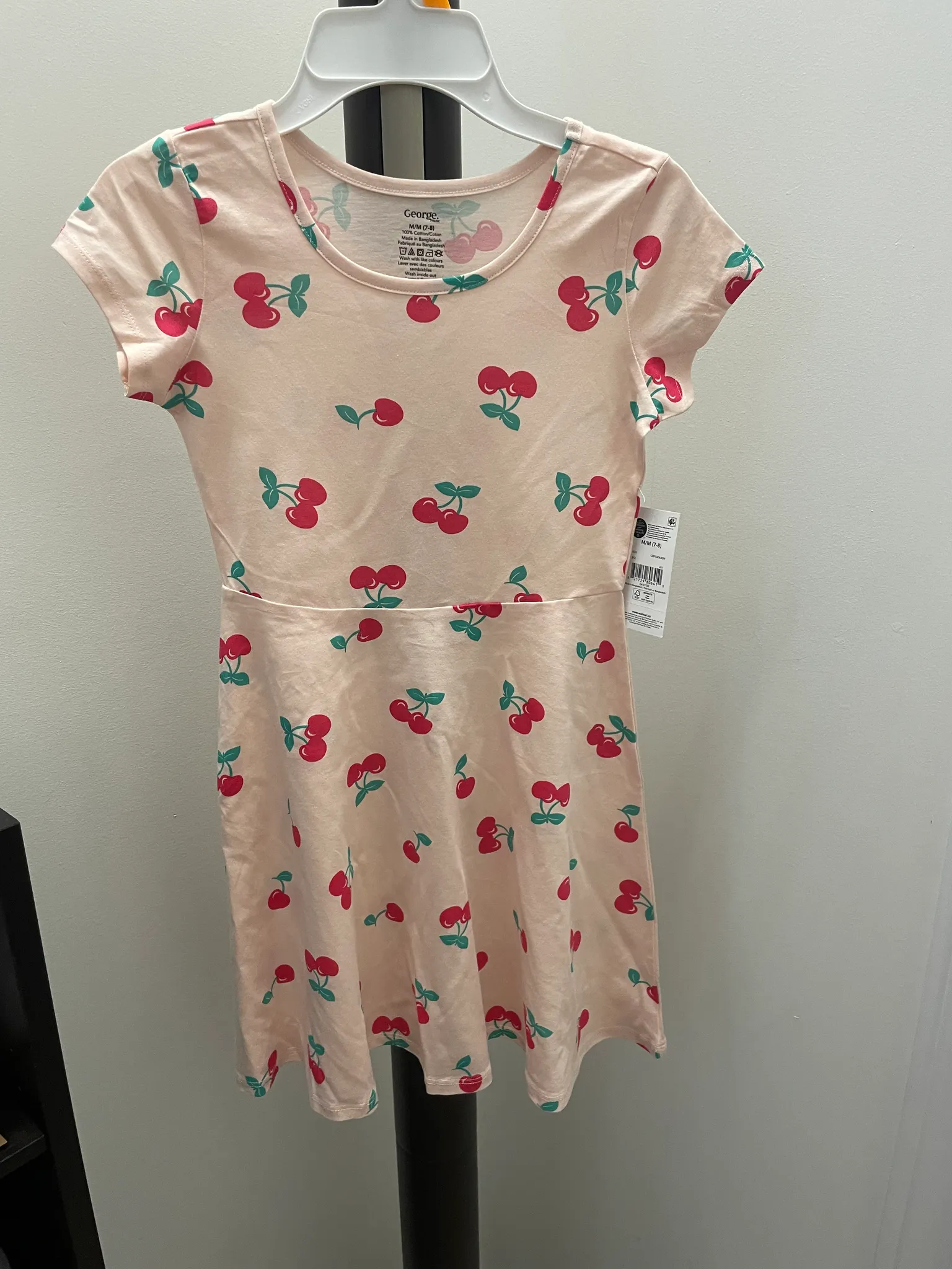 BNWT George girls summer dress sz 7/8 photo 1