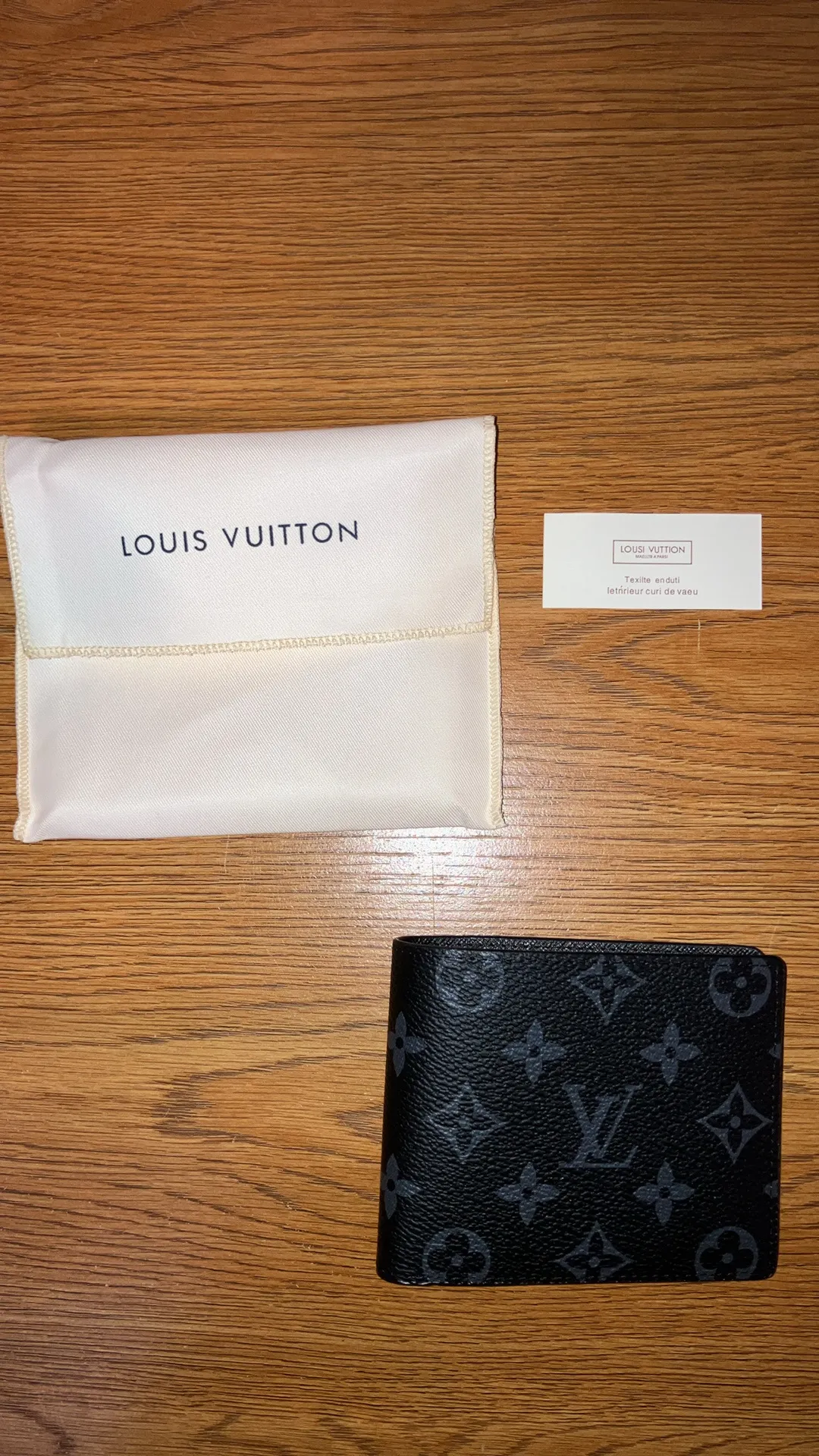 Louis Vuitton Monogram Eclipse Wallet photo 1