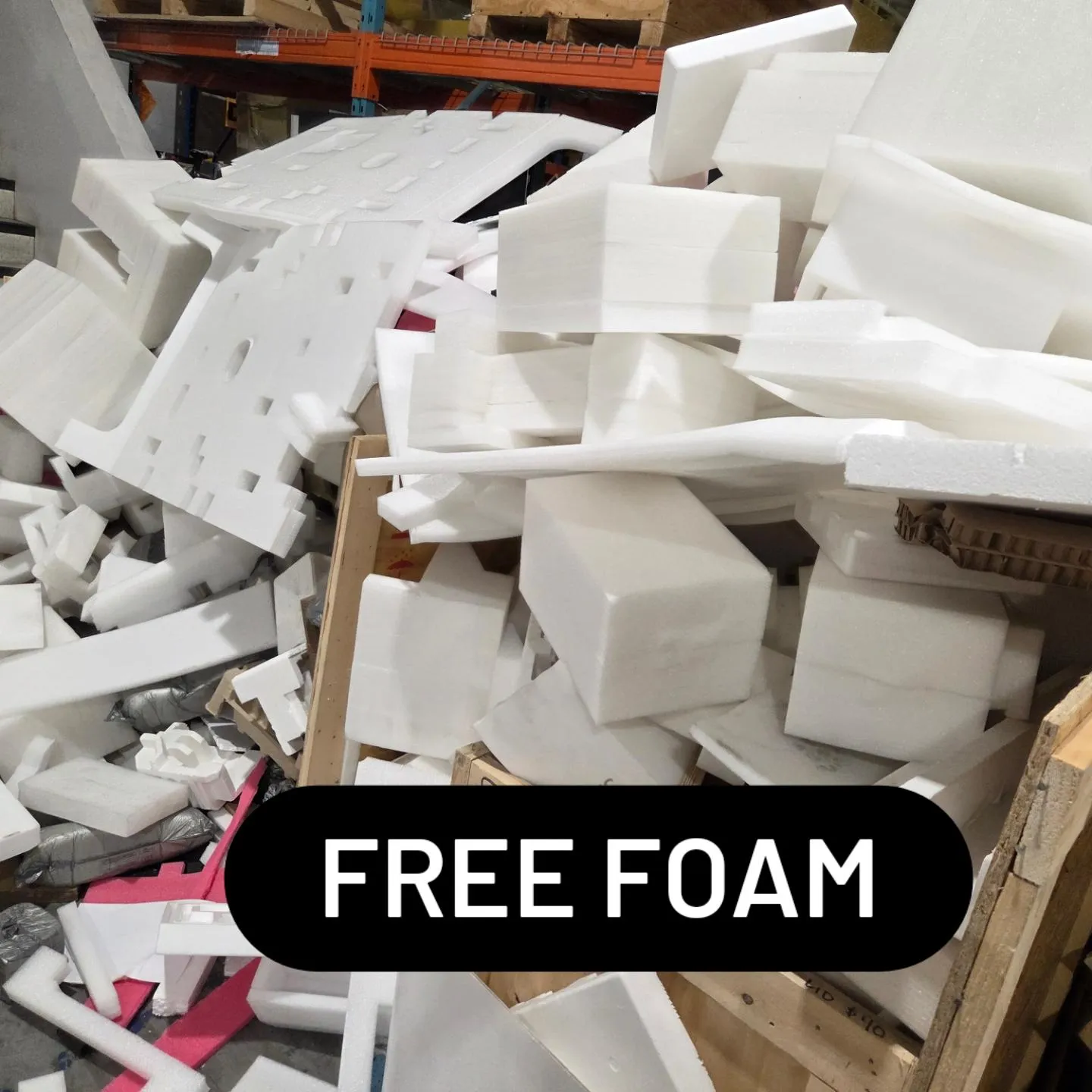♻️Free foam for arts and crafts or shipping filler  photo 1