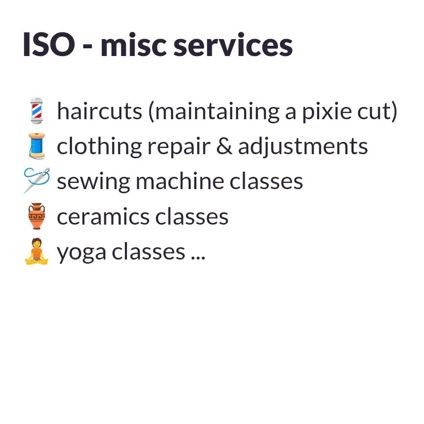 ISO - misc services photo 1