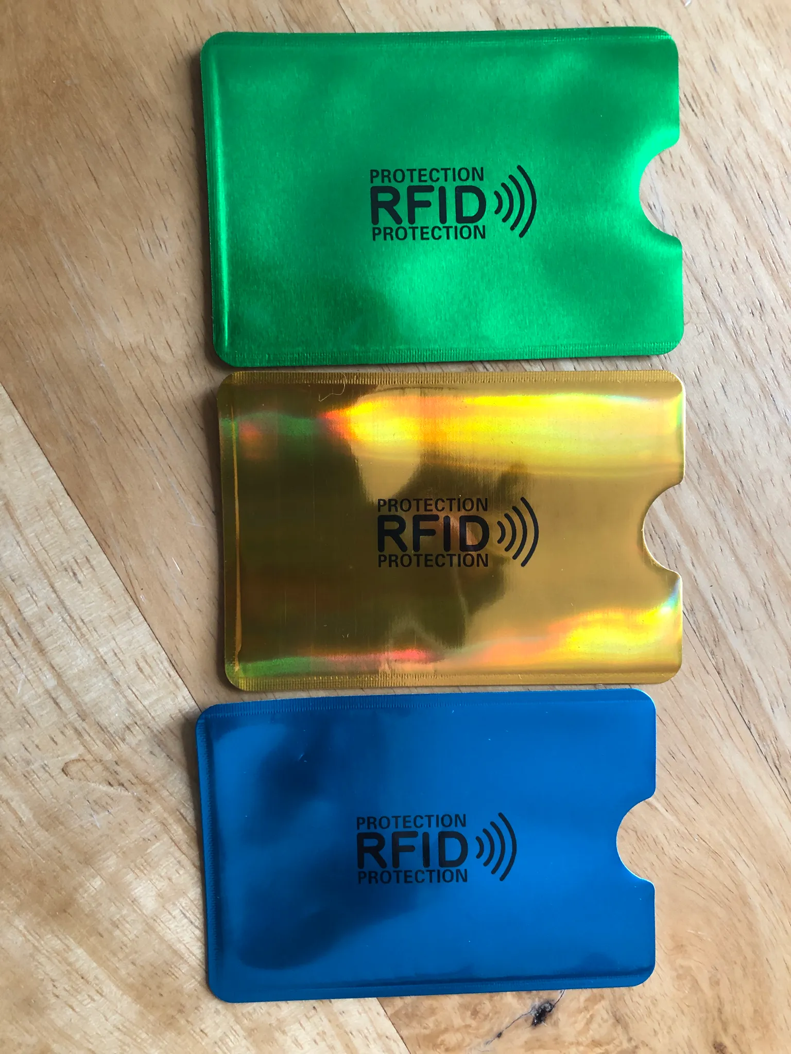 RFID protection for cards free with trade photo 1