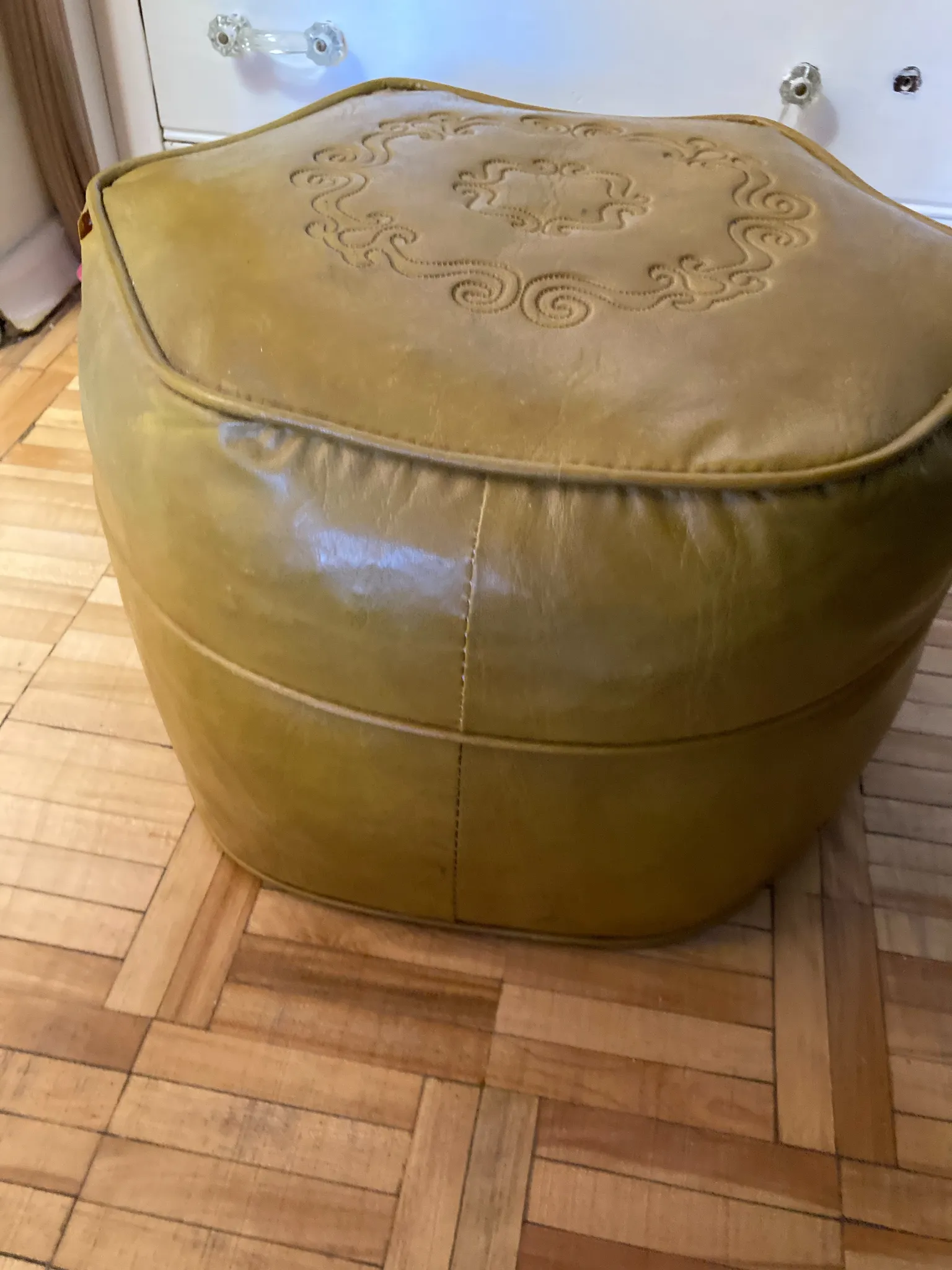 mcm vintage foot rest/stool photo 1