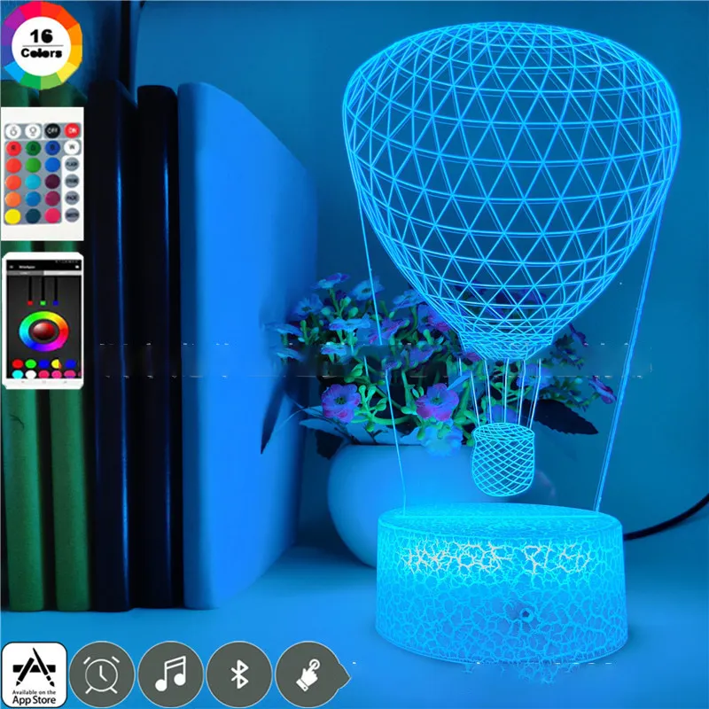 Hot Air Balloon 3D Night Light photo 1