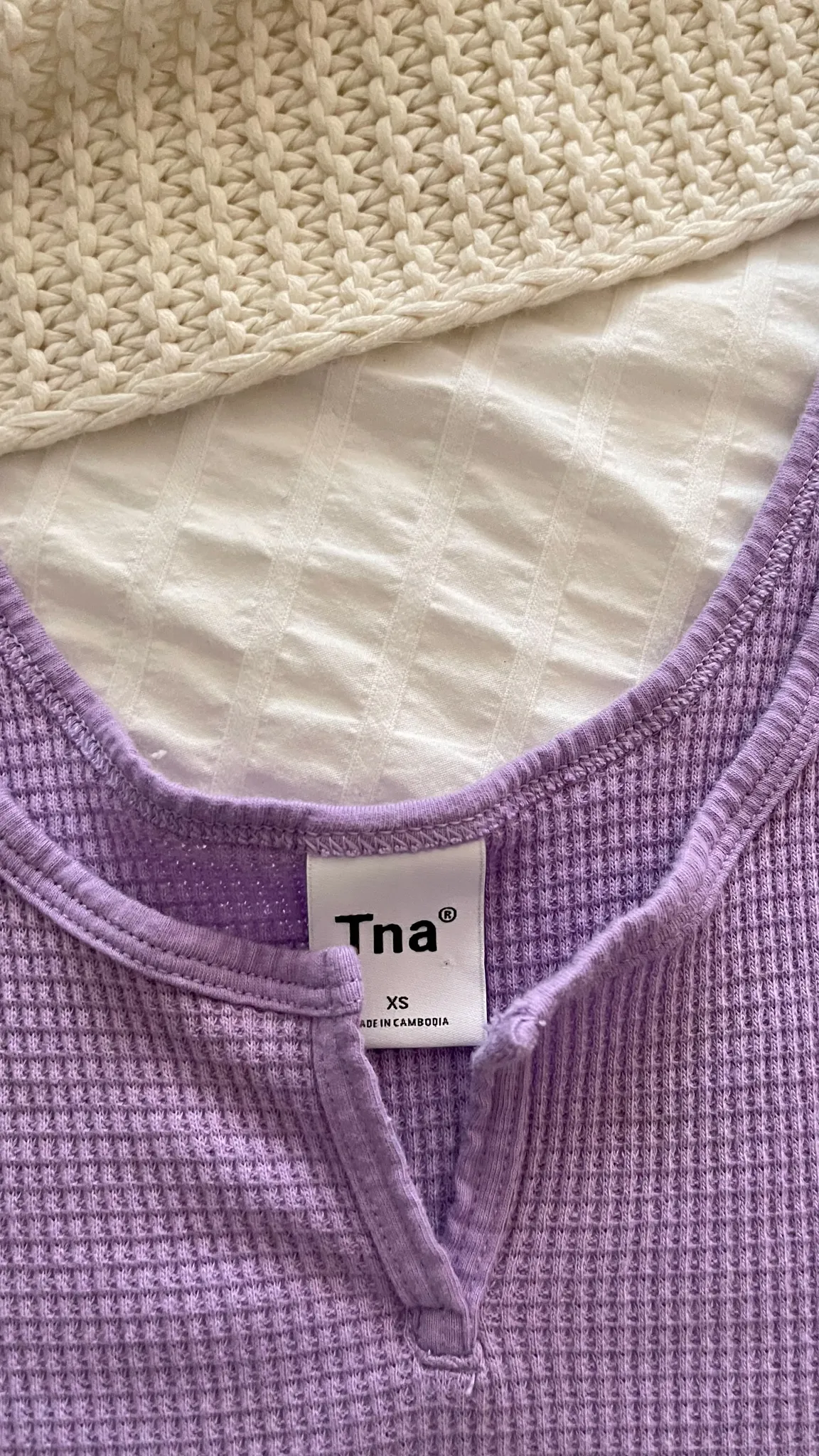 Tna waffle knit tank  photo 1