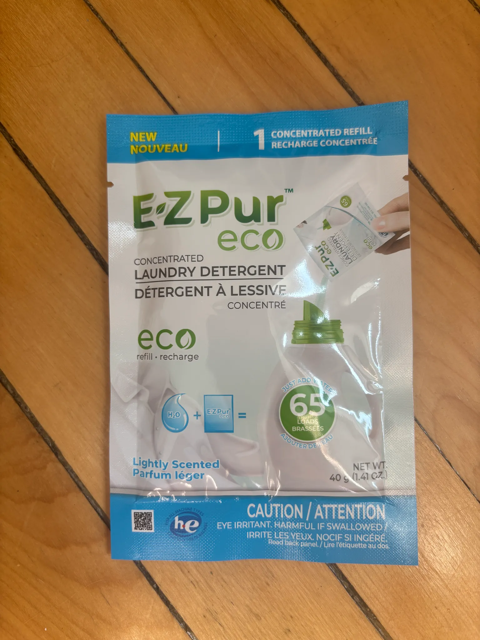 NEW concentrated eco laundry detergent 65 loads   photo 1