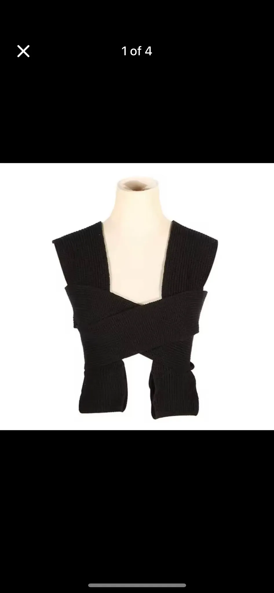 Knit wrap tops x3 photo 1