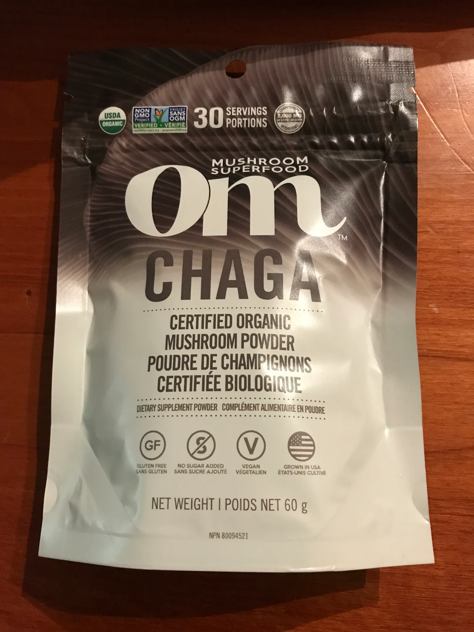 Om Chaga Mushroom Powder photo 1