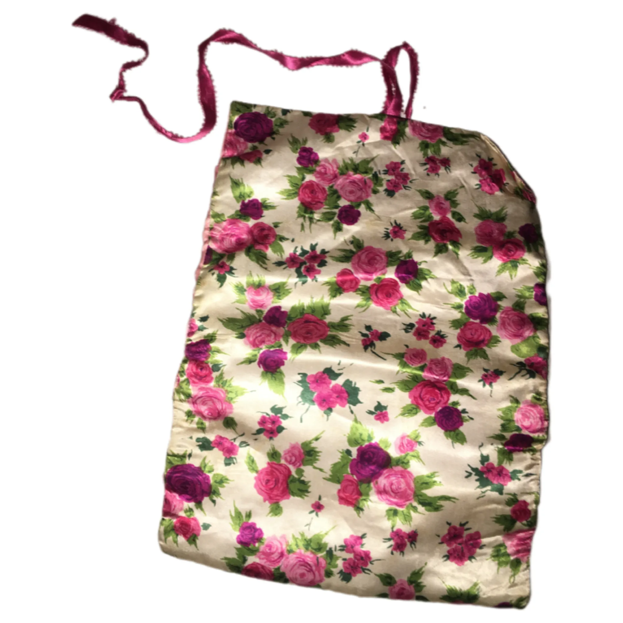 nice satin roses cosmetics bag/ jewellery organizer photo 1