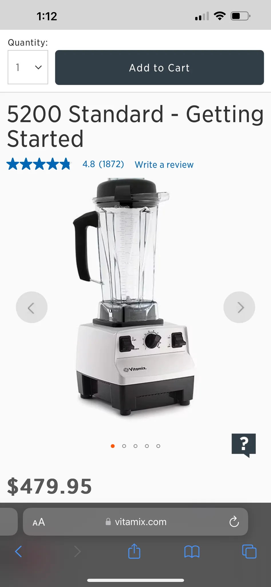 Vitamix 5200  photo 1