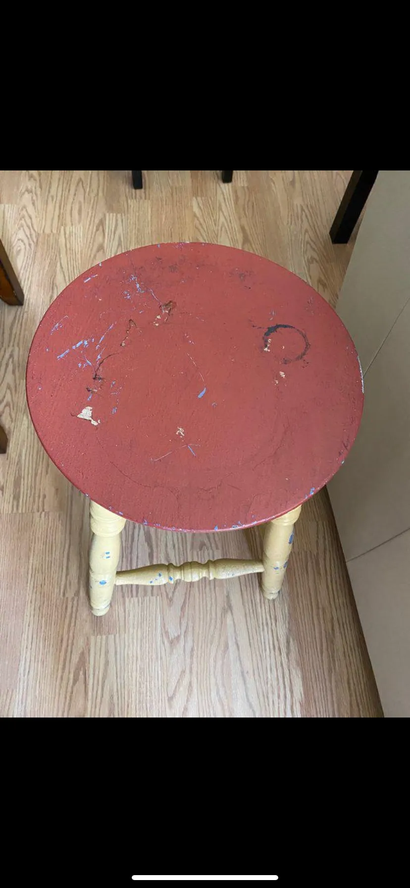 TWO matching wooden stools photo 1