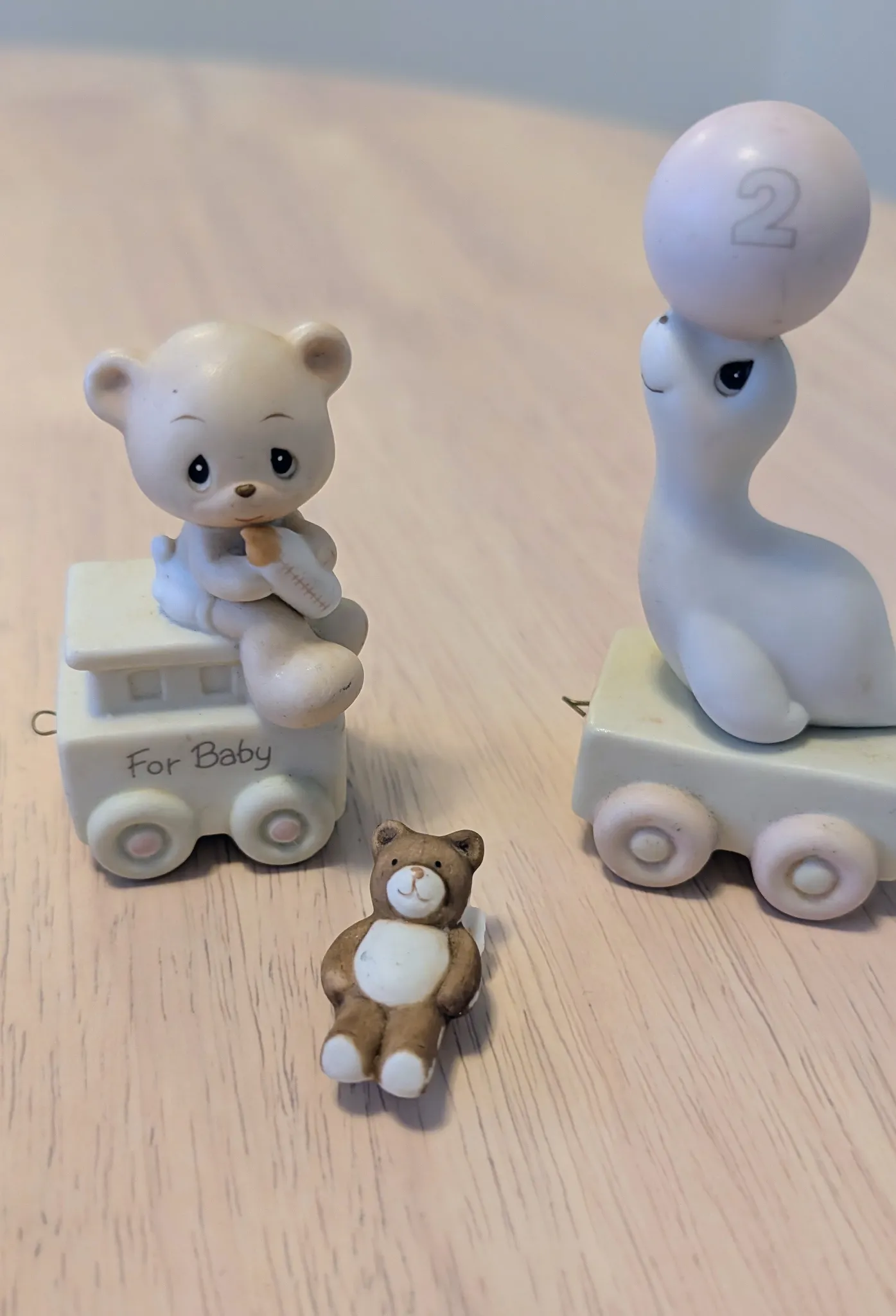 Precious Moments "For Baby" Train Figurines photo 1