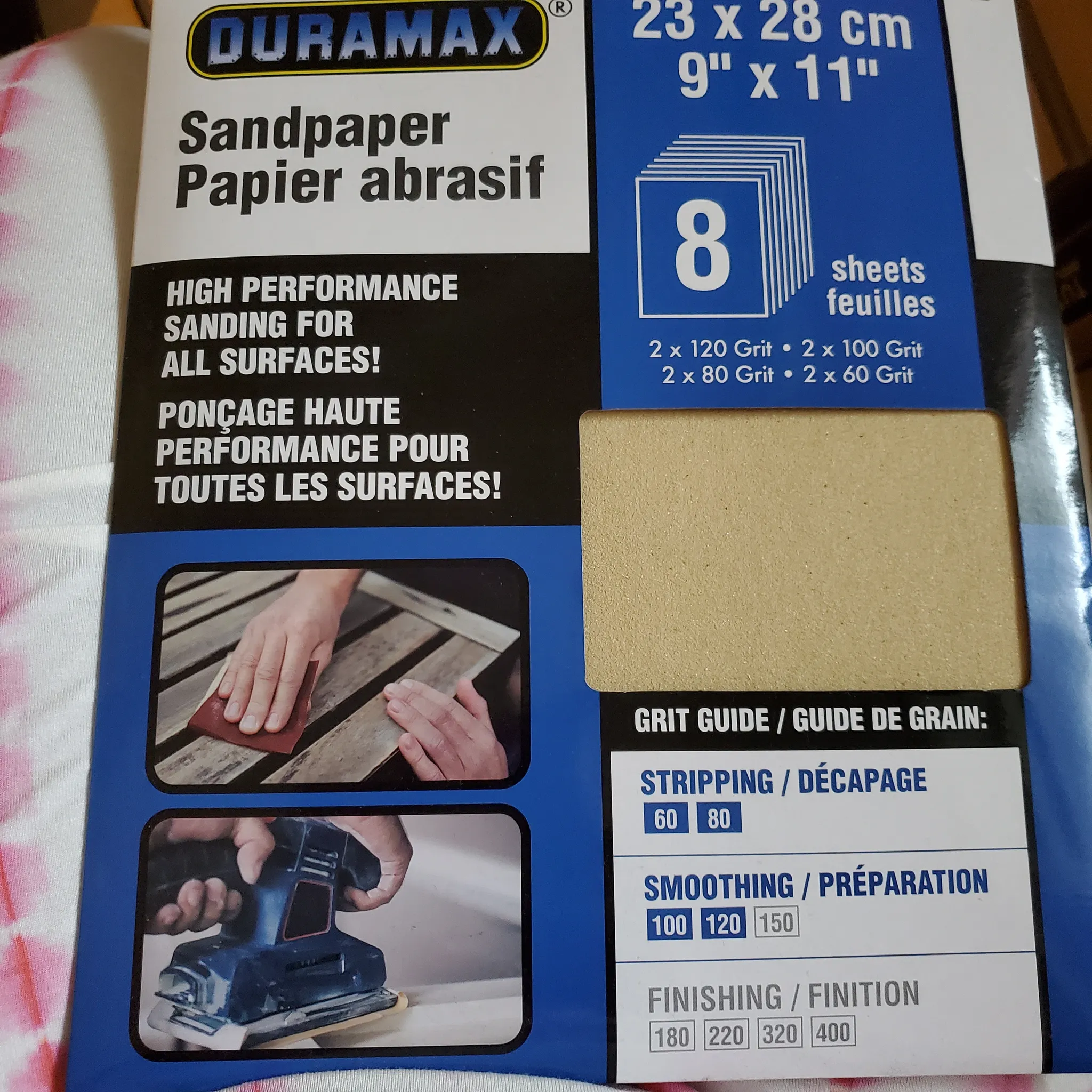Individual sheets of sandpaper photo 1